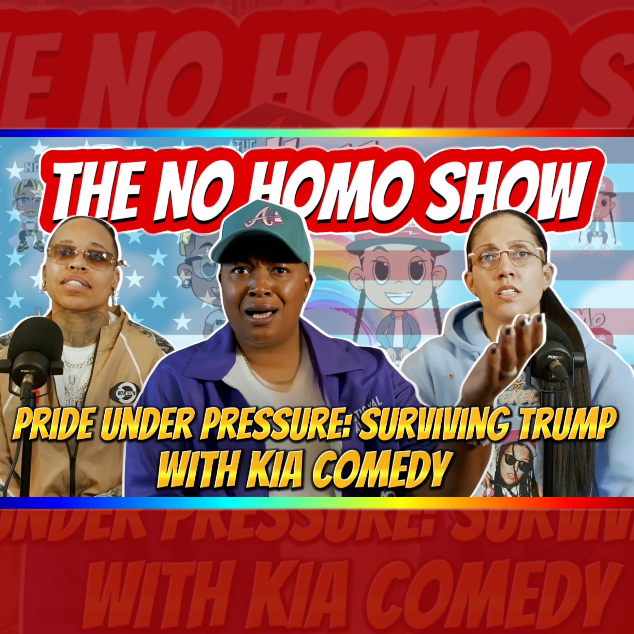 Pride Under Pressure: Surviving Trump with Kia Comedy | TNHS 131