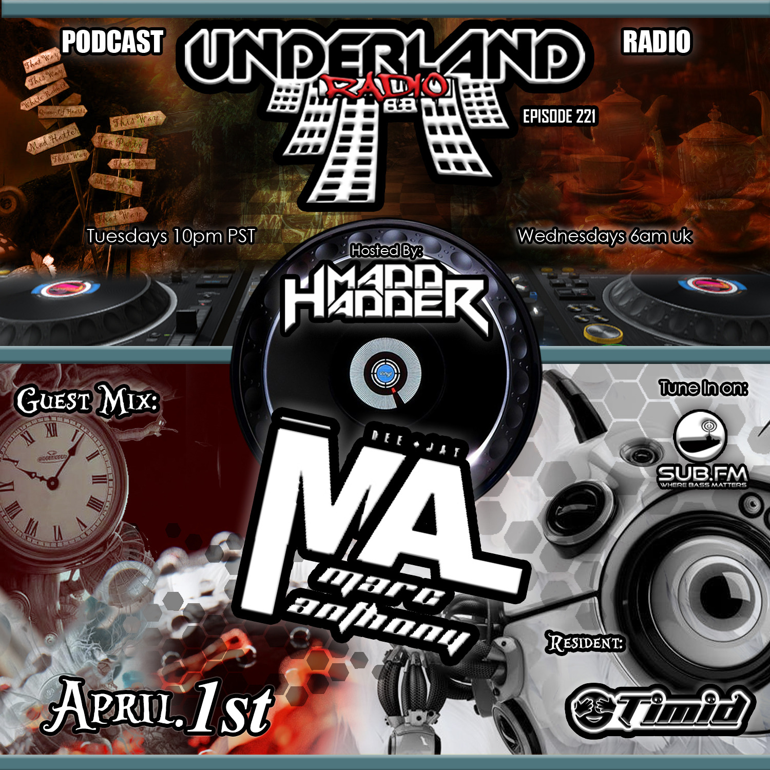 Episode 0221 Underland Radio - Guest Mix: Marc Anthony