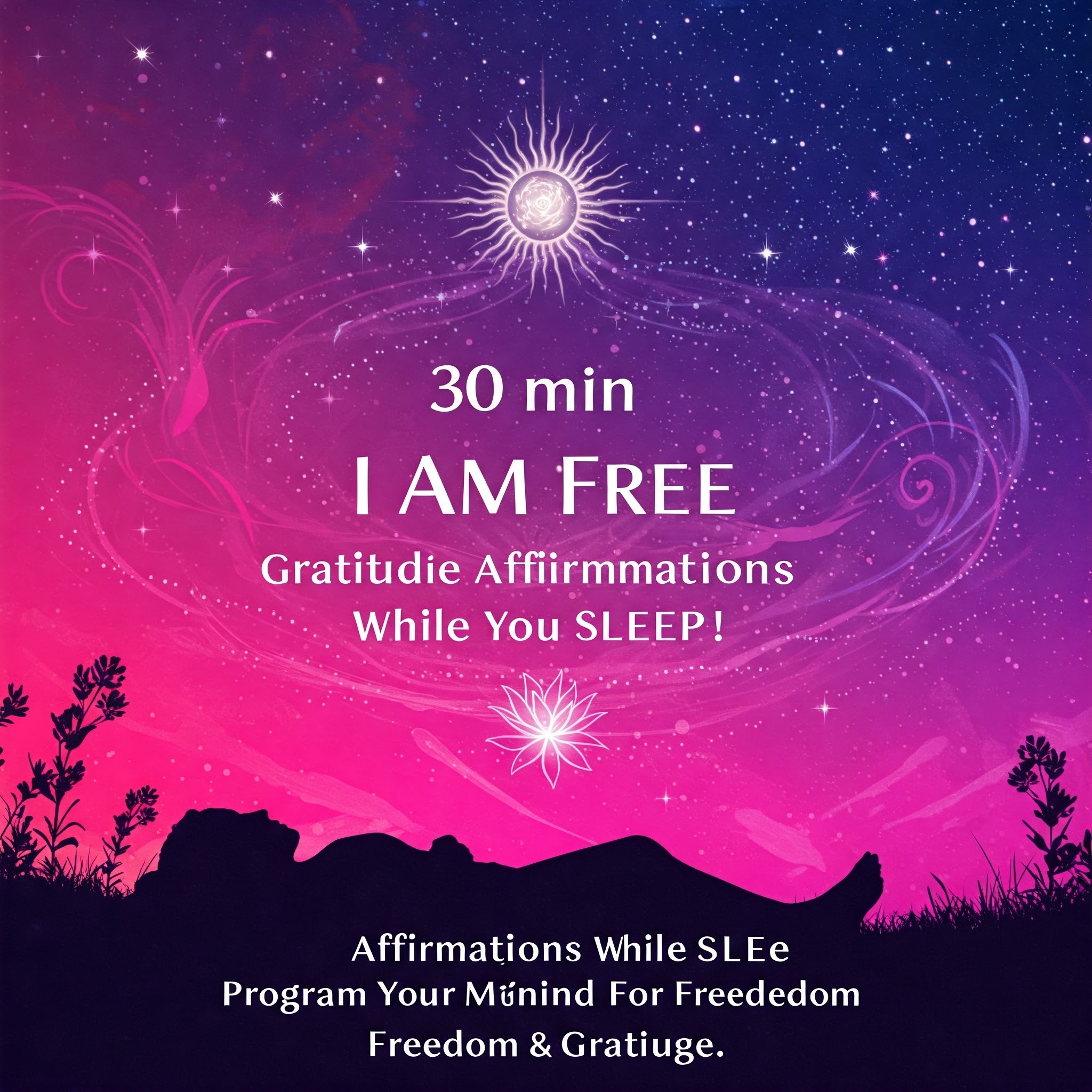 30 min I AM Free. Gratitude Affirmations While You SLEEP! Program Your Mind For Freedom & Gratitude. episode artwork