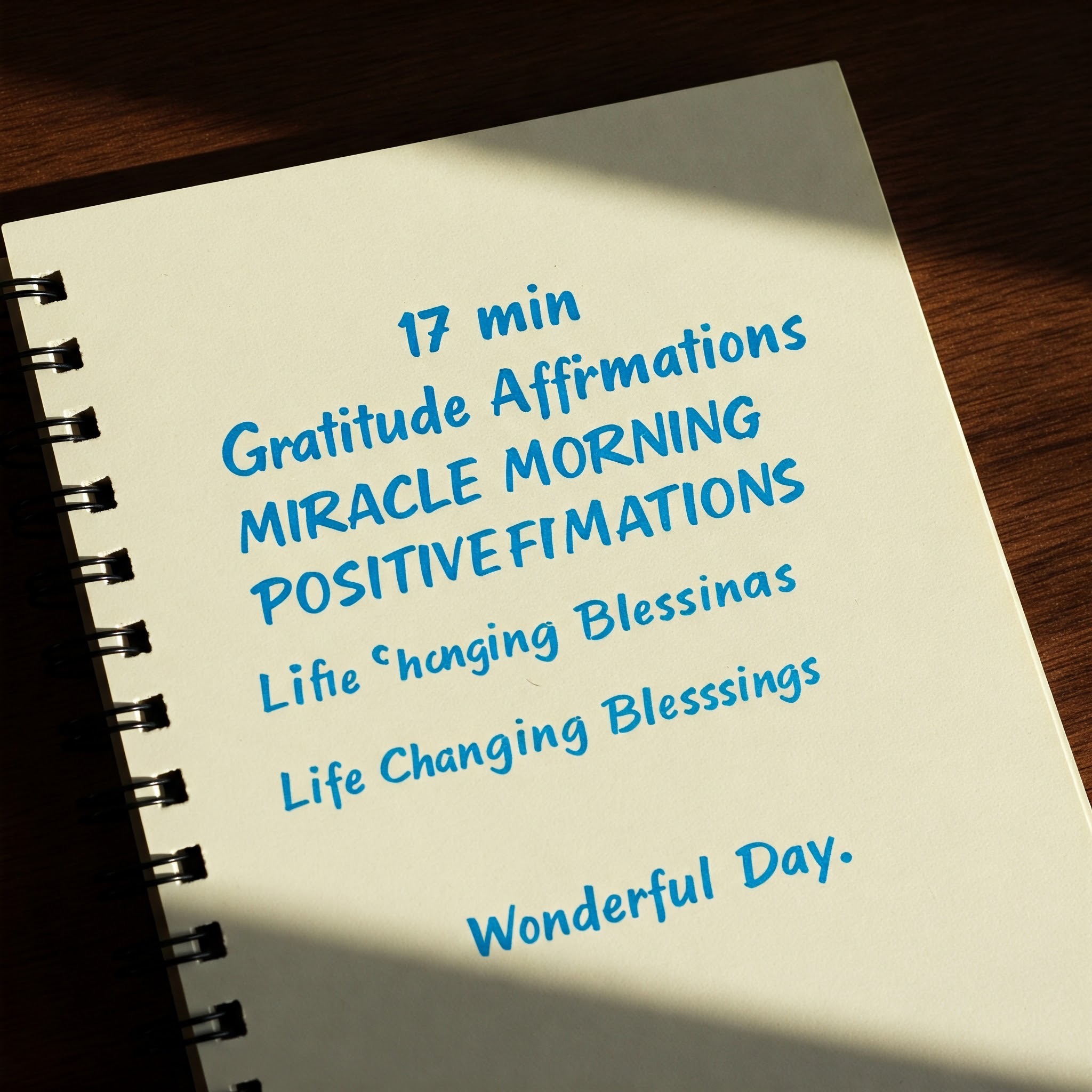 17 min Gratitude Affirmations: MIRACLE MORNING POSITIVE AFFIRMATIONS. Life Changing Blessings Wonderful Day episode artwork