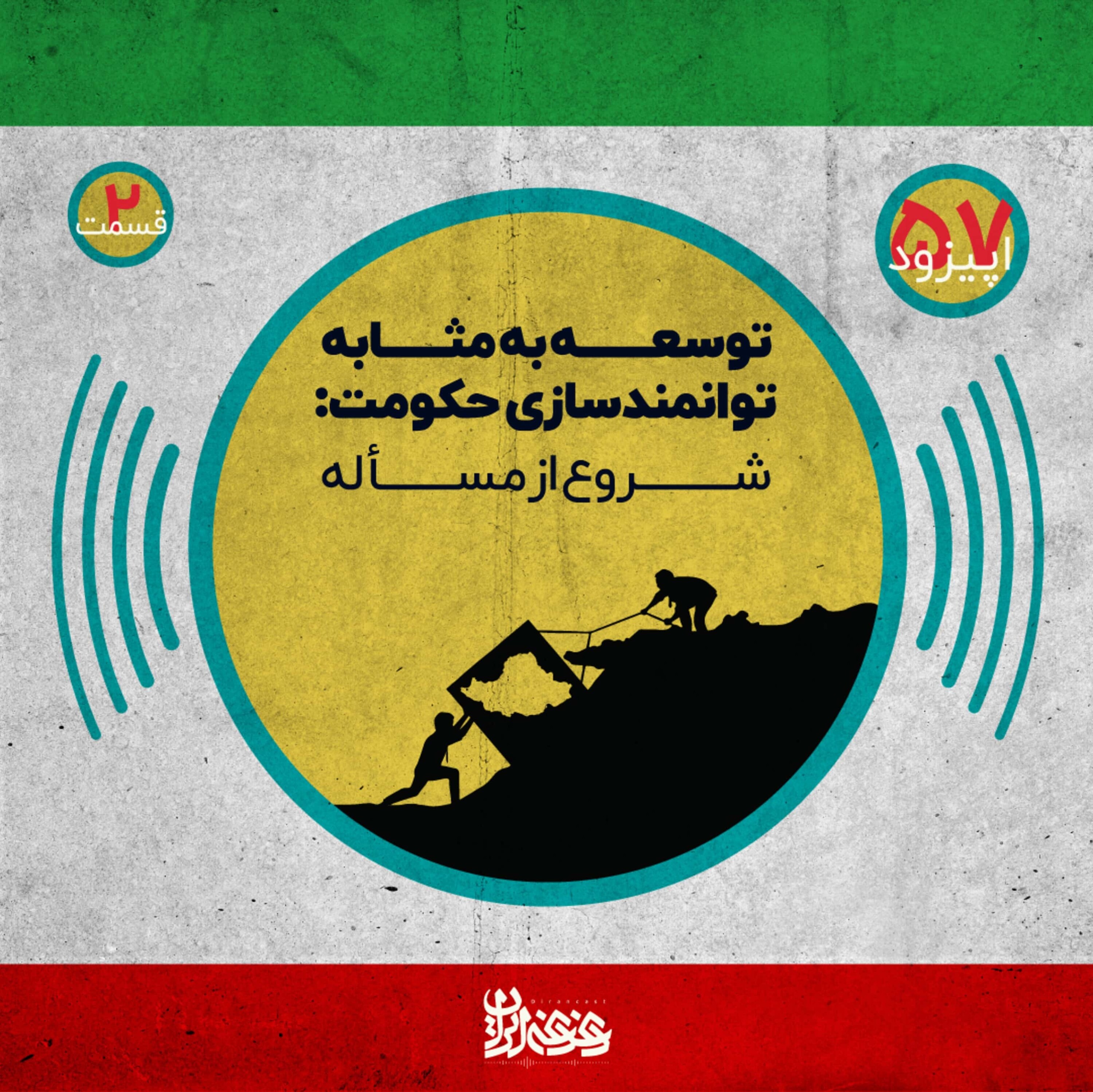 اپیزود پنجاه و هفت - توسعه‌ به‌مثابه توانمندسازی حکومت – شروع از مسأله episode artwork