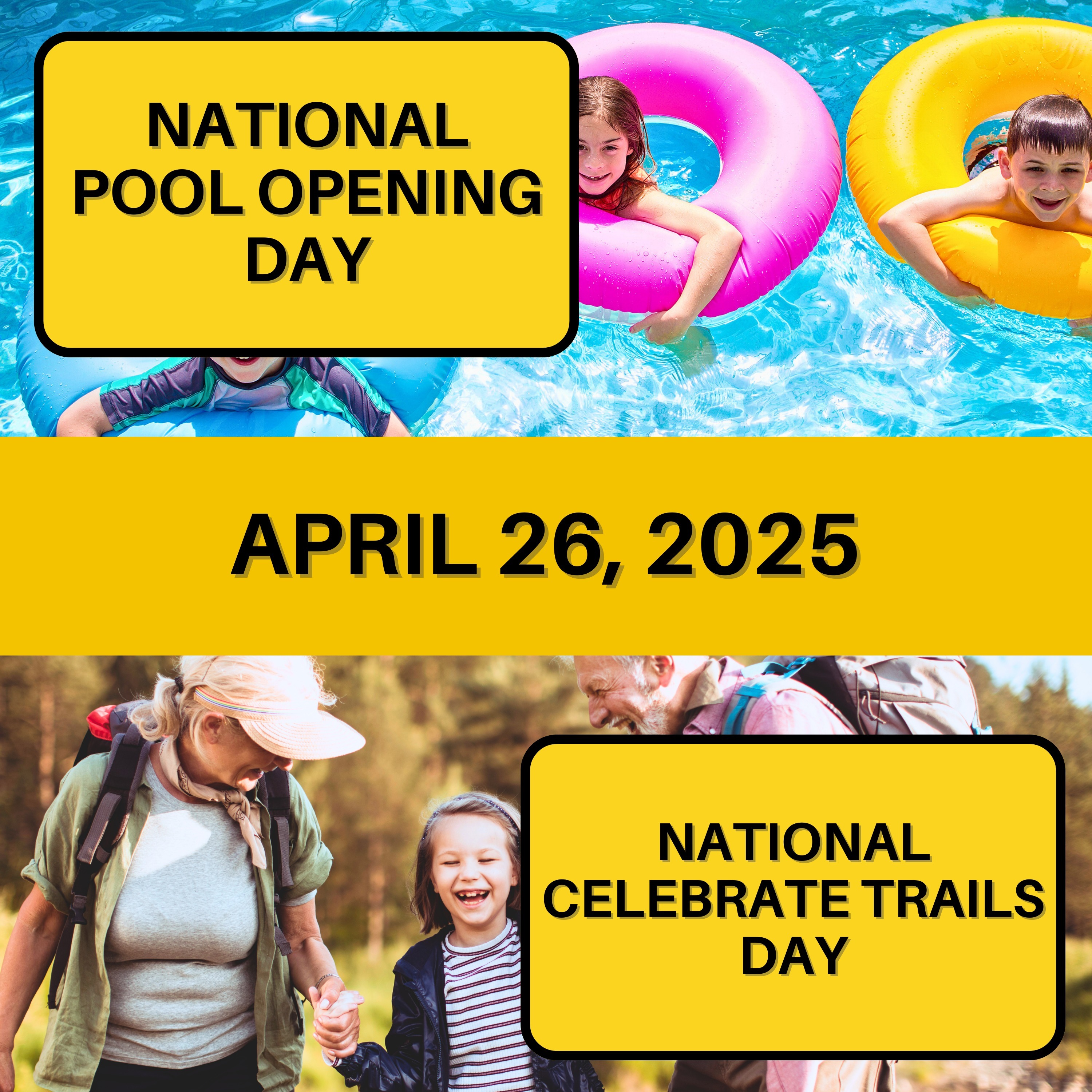 National Pool Opening Day & Celebrate Trails Day
