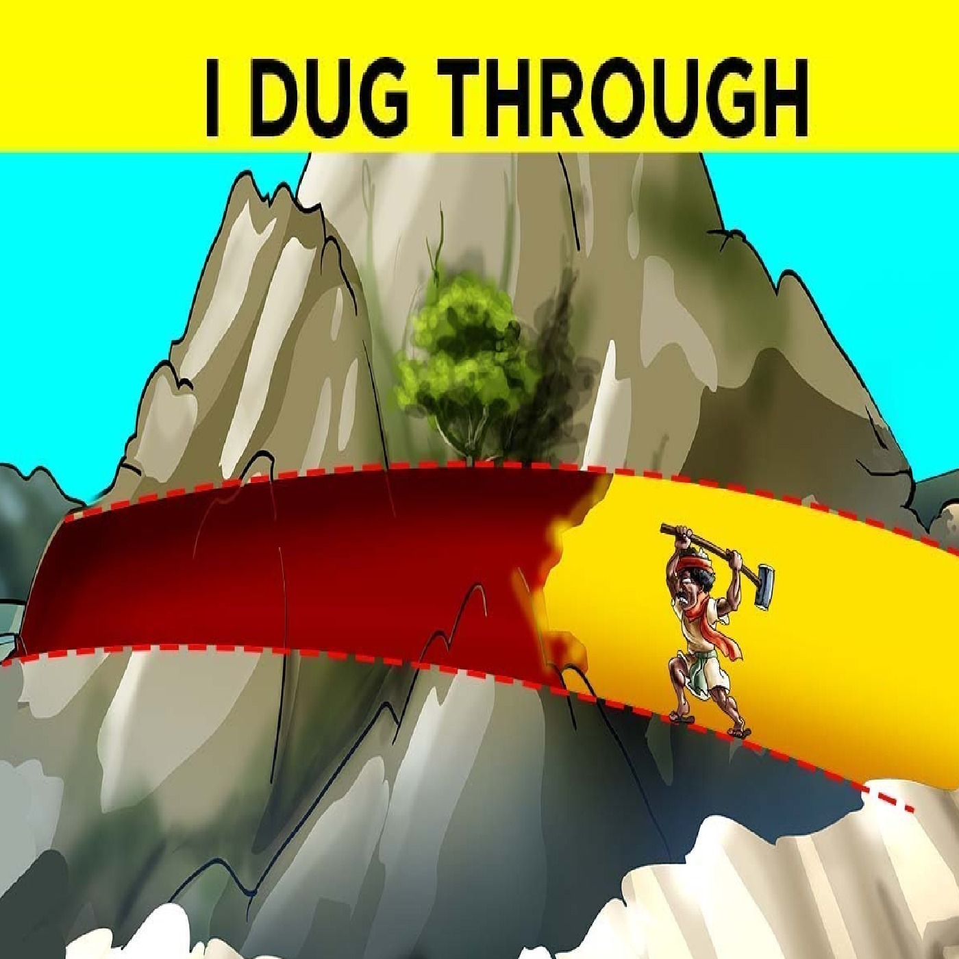 He Spent 22 Years Digging Through A Mountain With A Hammer And Chisel