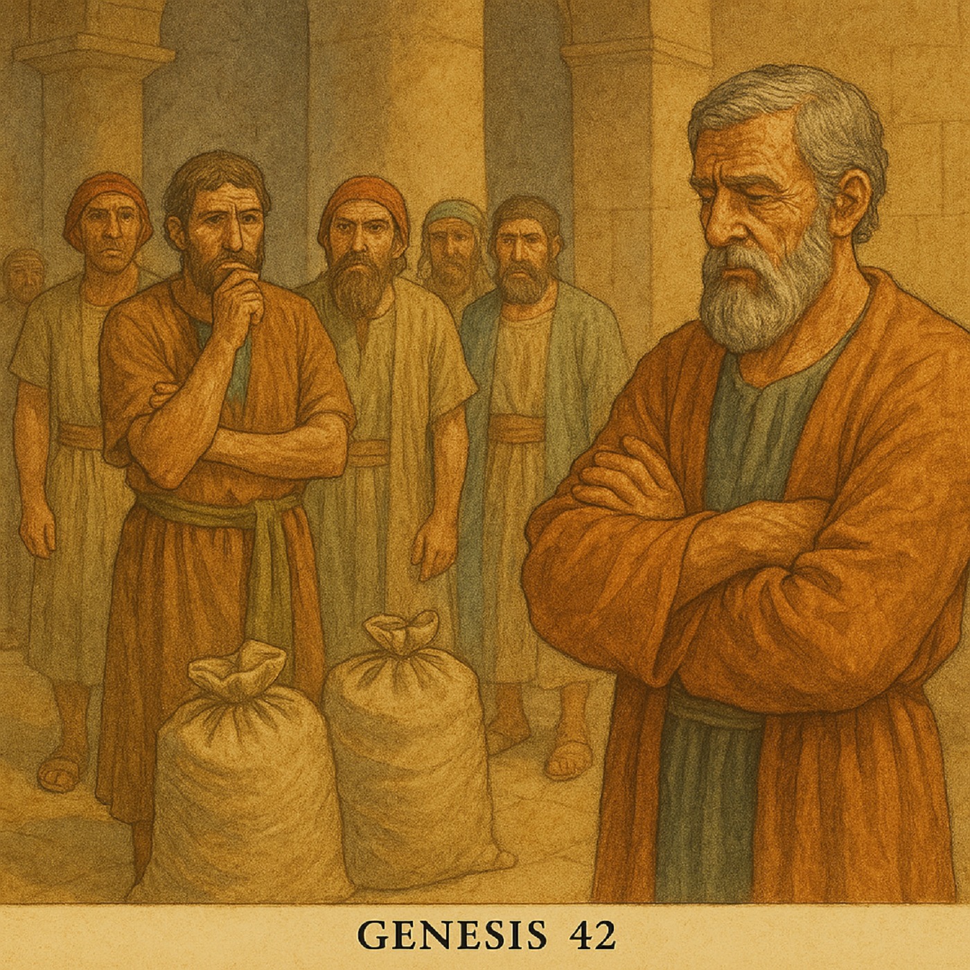دراسة فى سفر التكوين، اصحاح 42 يوسف الجزء 6 اخوة يوسف يذهبون الى مصر episode artwork