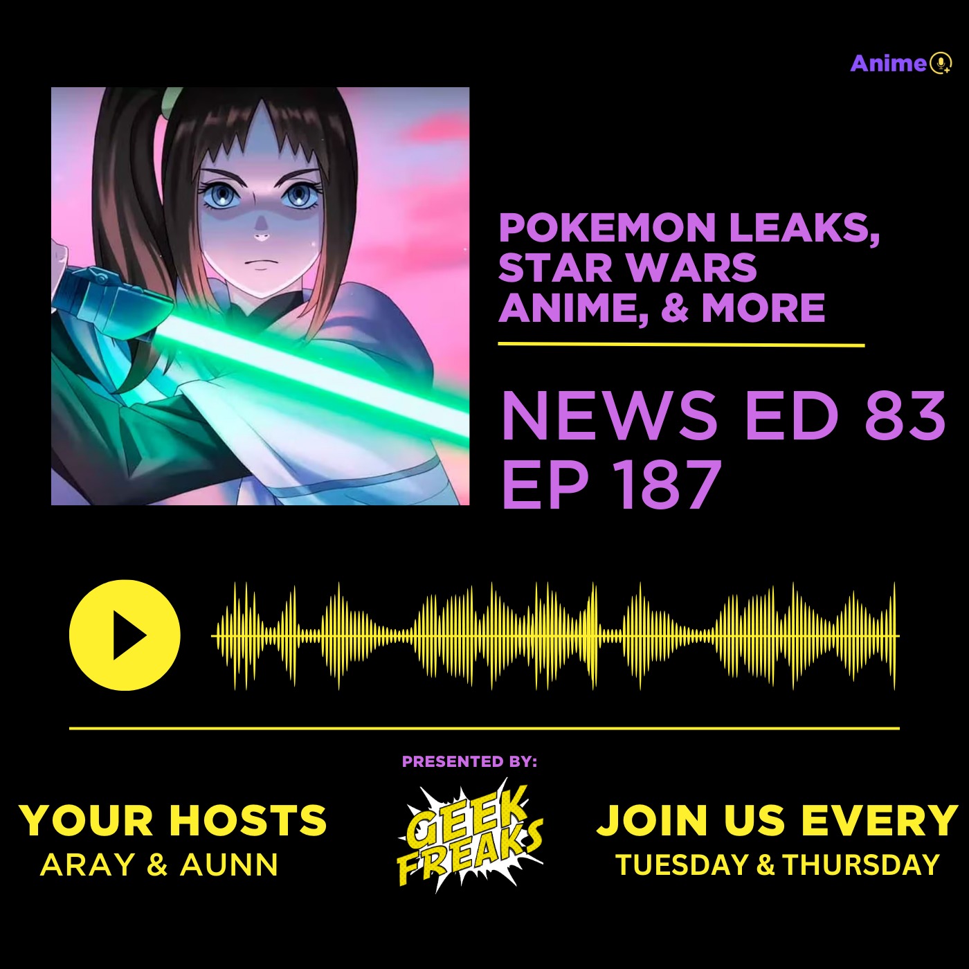 Pokemon Leaks, Star Wars Anime, & More | Anime+ News Ed: 83 Episode: 187
