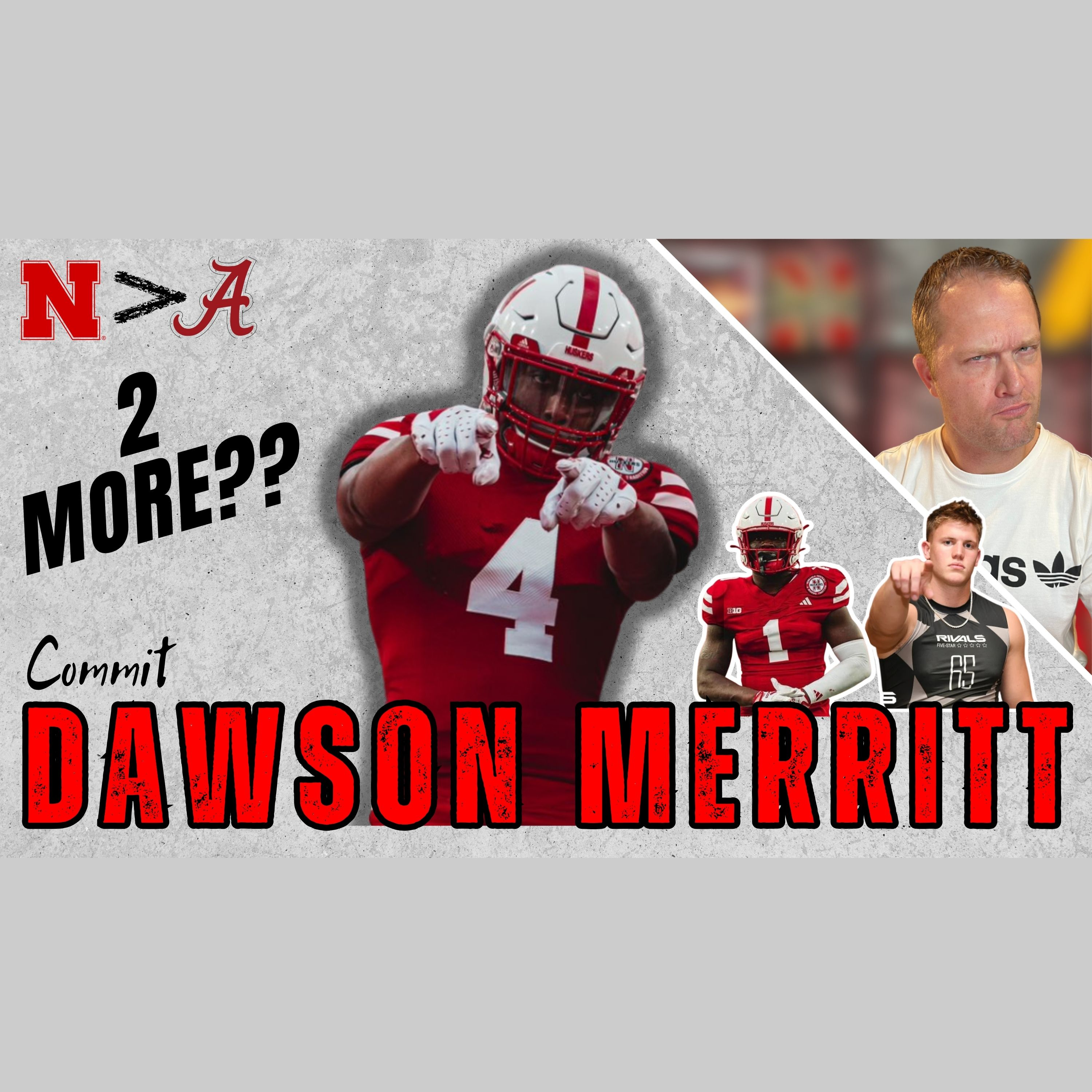 Dawson Merritt On AT LEAST 2 MORE PLAYERS COMING/FLIPPING TO NEBRASKA & Why He Chose Us OVER ALABAMA episode artwork