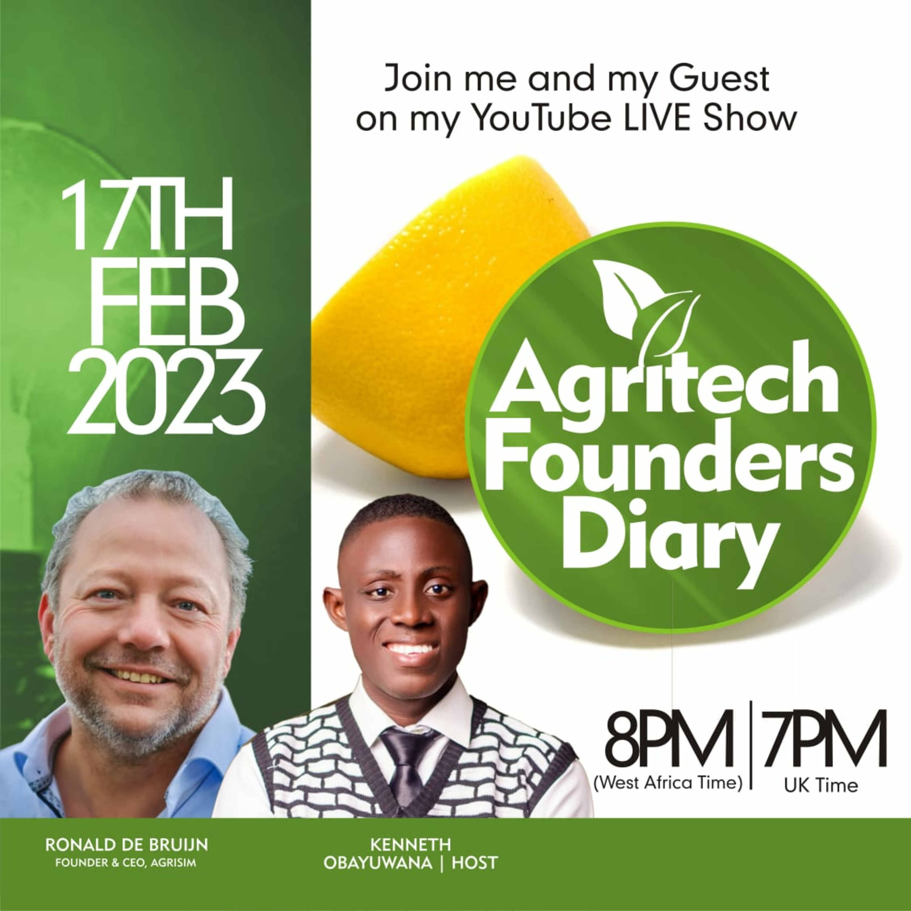 #AgritechFoundersDiary: How Roland de Bruijn Built Agrisim, The Easiest Farm Management Tool In The World episode artwork