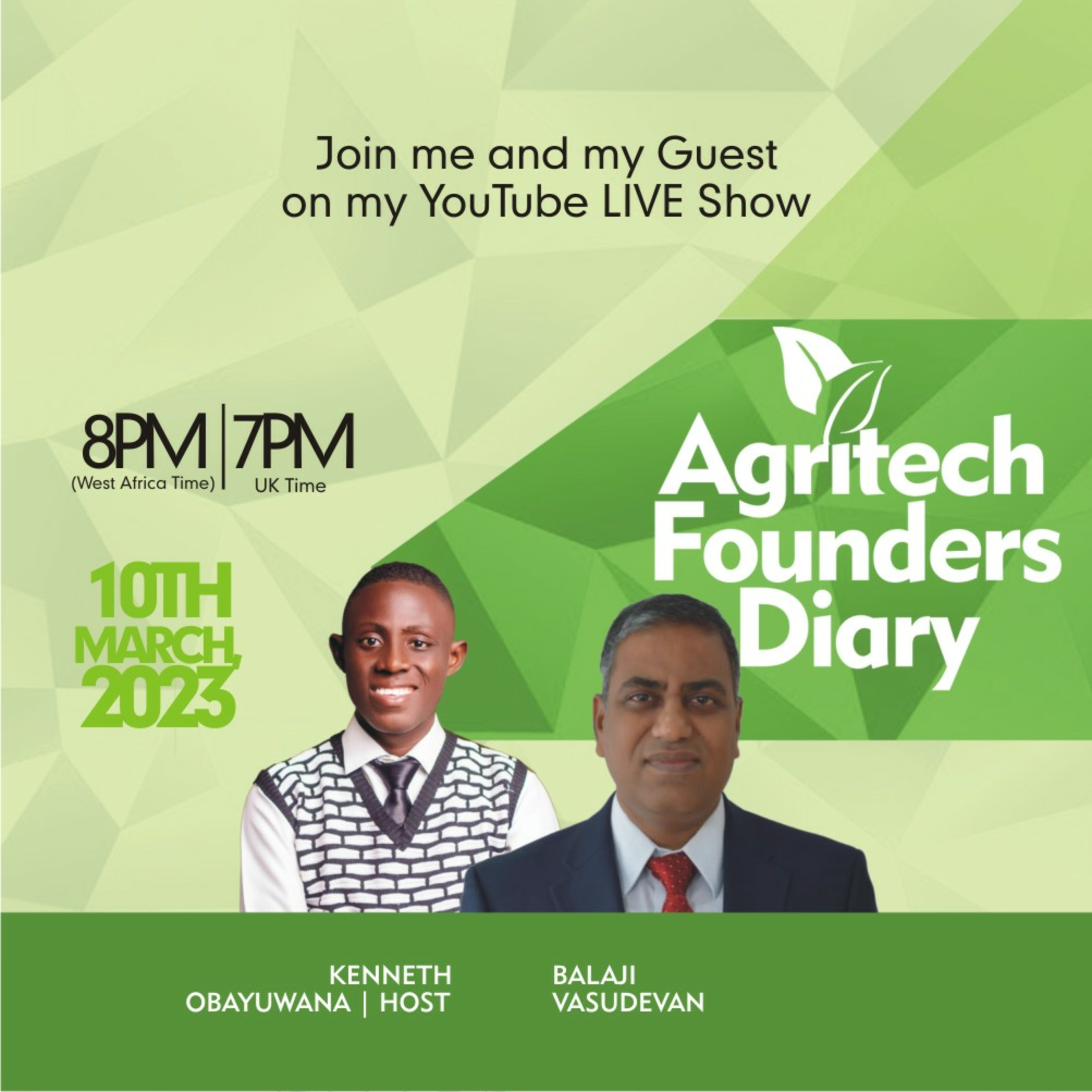 AGRITECH FOUNDERS DIARY