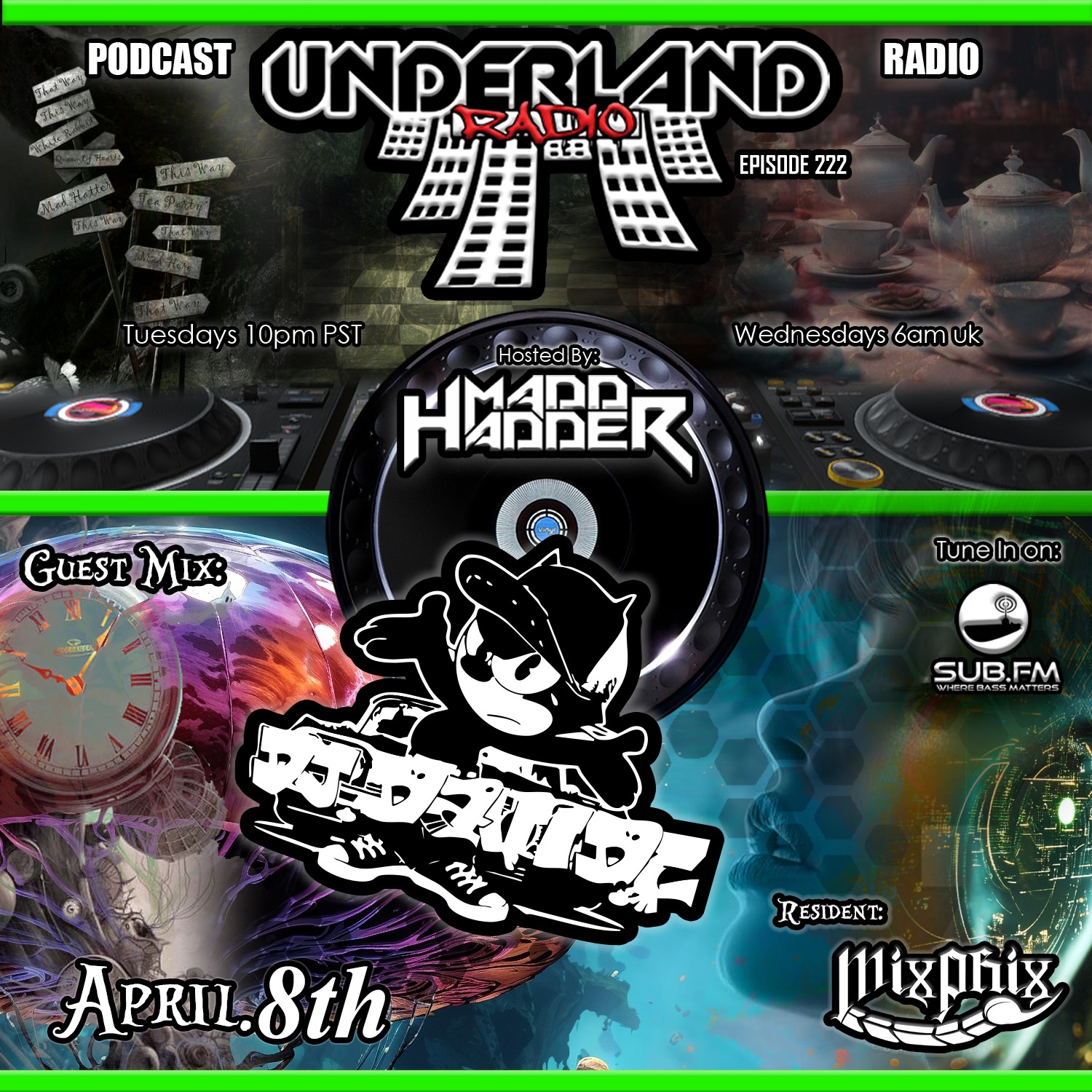 Episode 0222 Underland Radio - Guest Mix: DJ David C