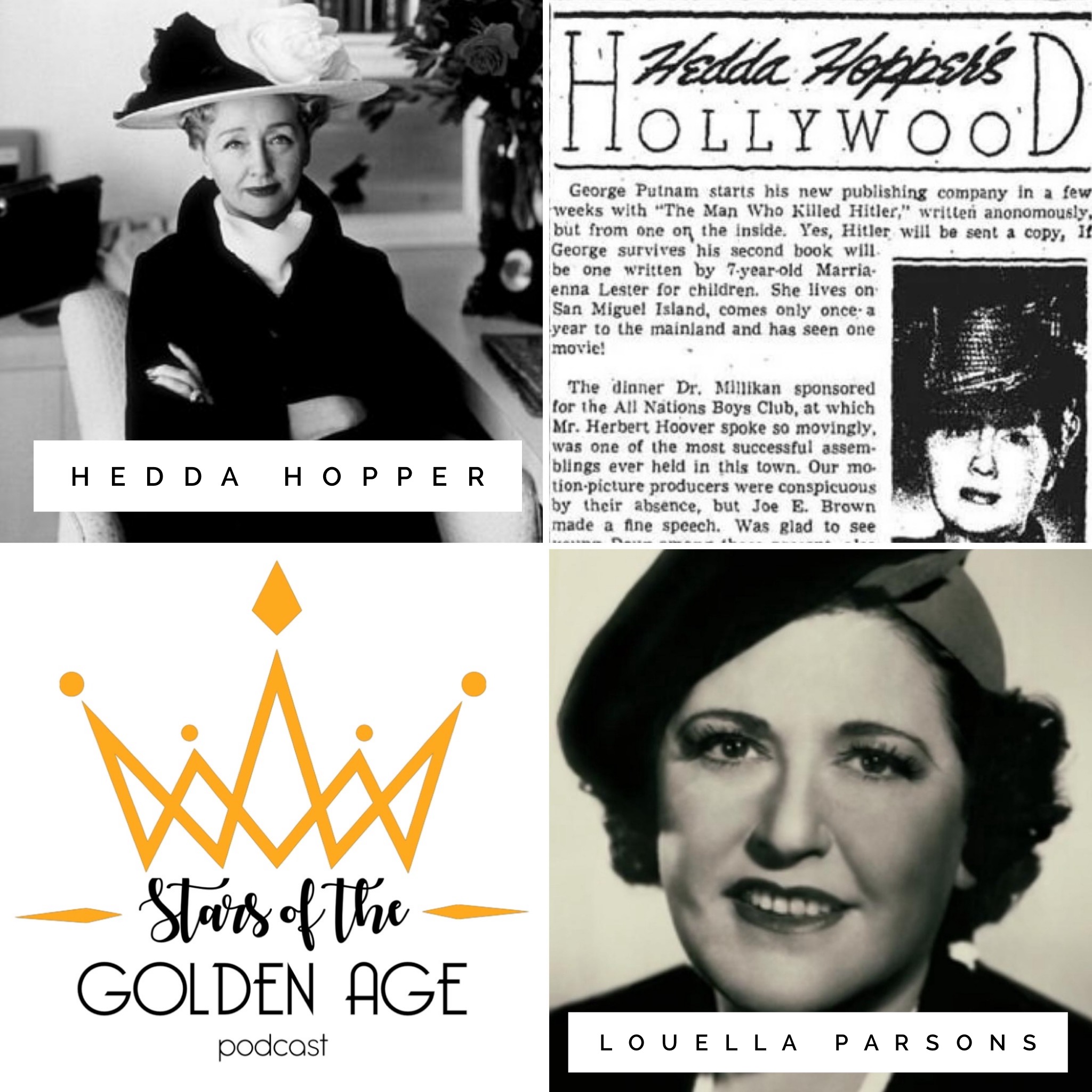 Hedda Hopper & Louella Parsons