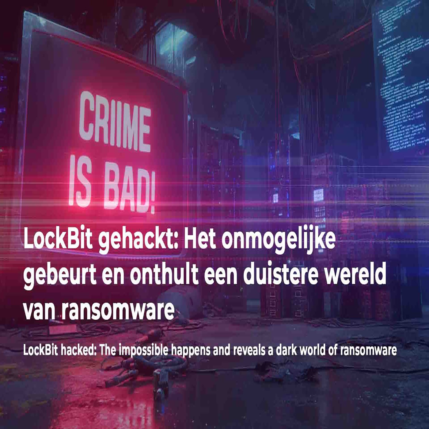 LockBit gehackt: Het onmogelijke gebeurt en onthult een duistere wereld van ransomware episode artwork