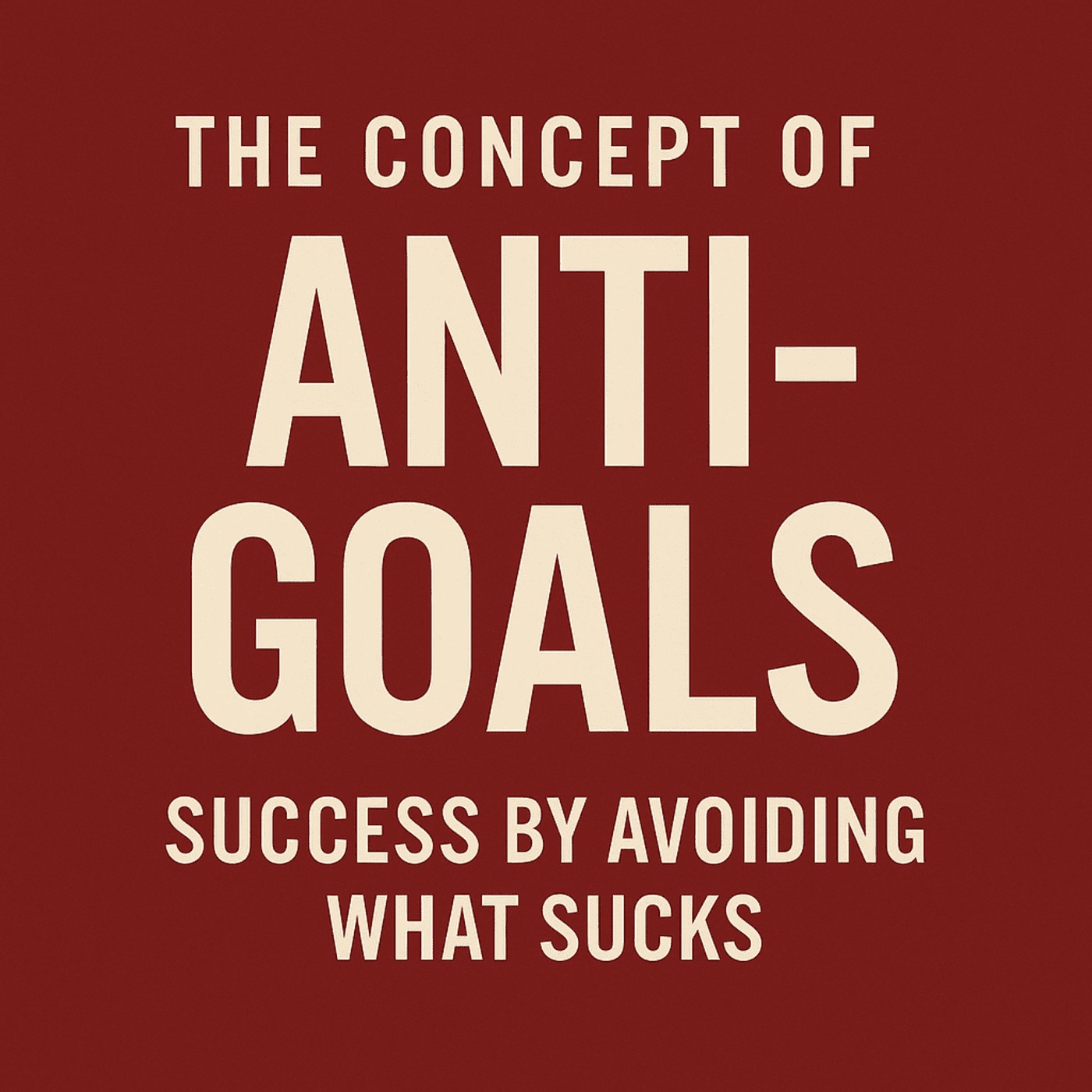 “Why Chasing Goals Might Be Ruining Your Life (Do This Instead)”