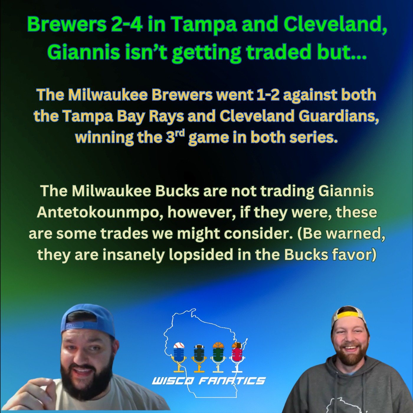 Brewers 2-4 in Tampa and Cleveland, Giannis isn't getting traded but... episode artwork