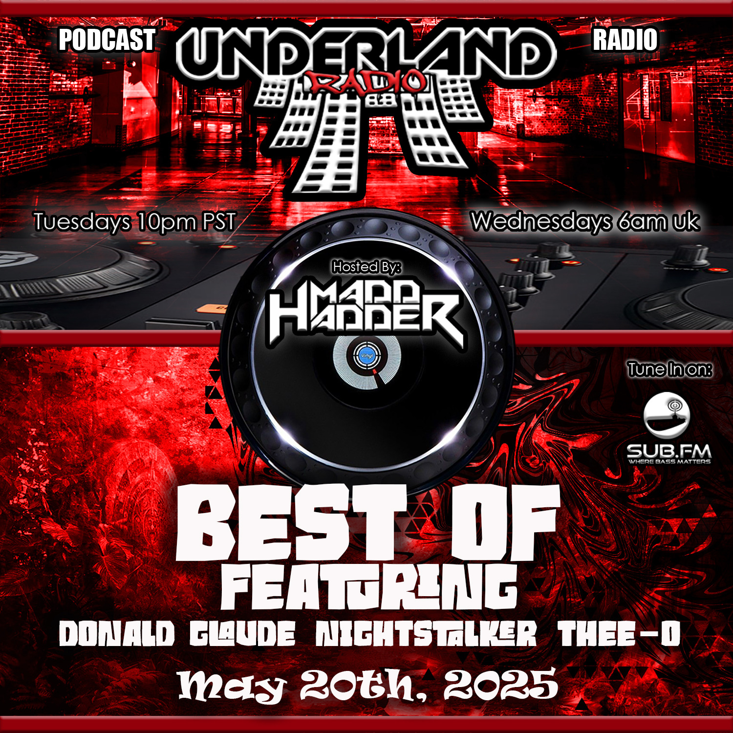 Episode 228 Underland Radio - Best of Featuring Donald Glaude, Nightstalker, Thee-O