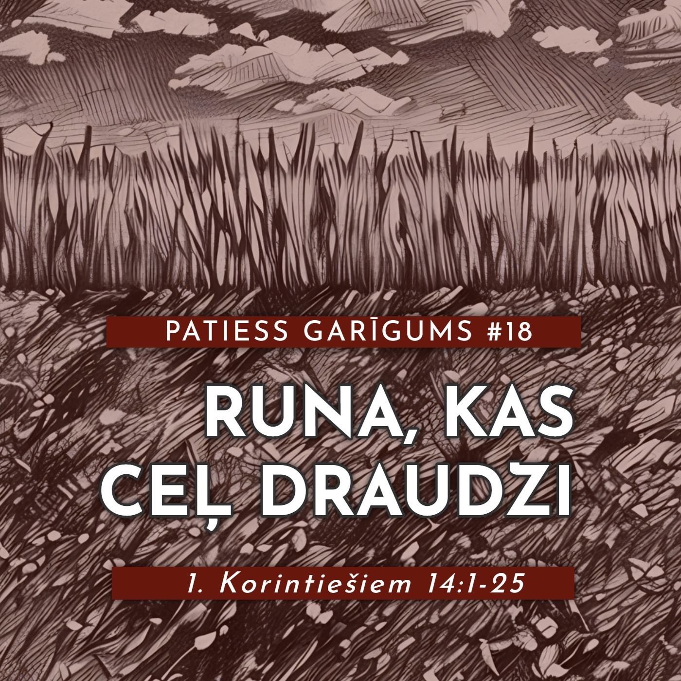 "Runa, kas ceļ draudzi" - 1. Korintiešiem 14:1-25 (18.05.2025.) episode artwork