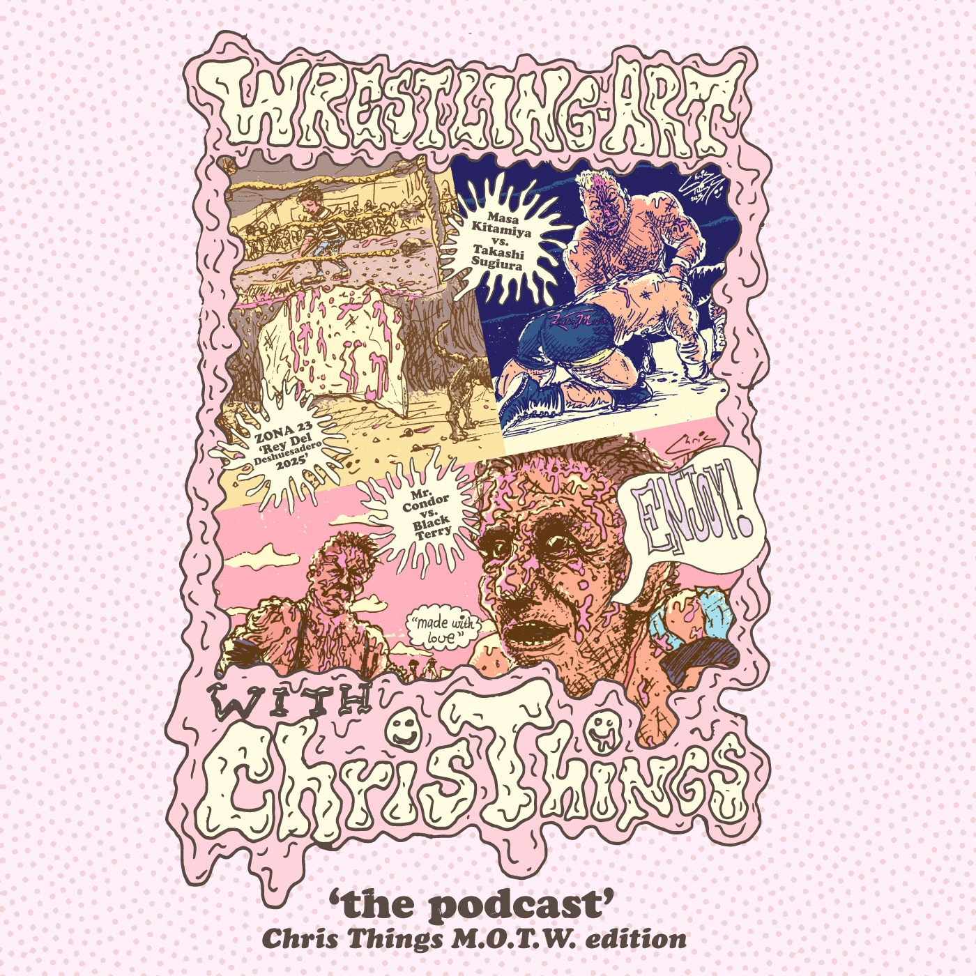 Wrestling Art with Chris Things