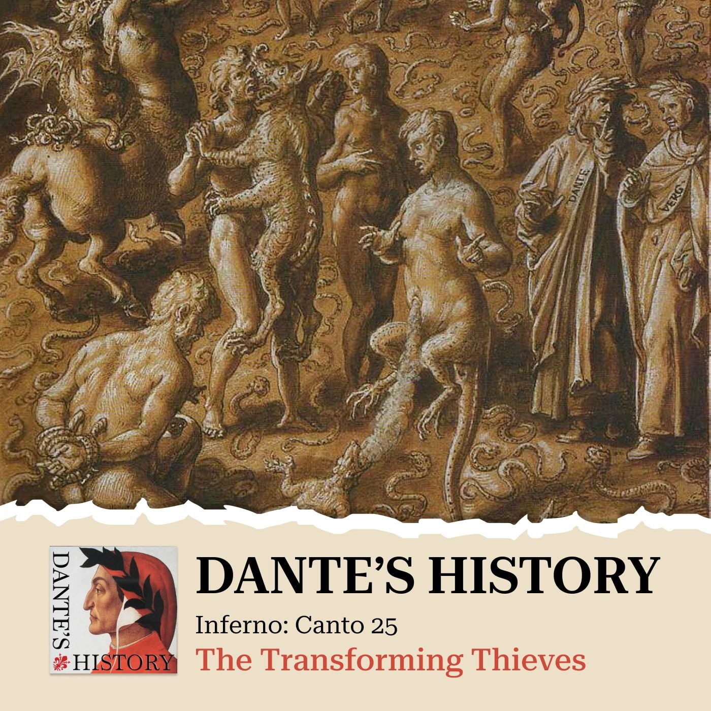 Inferno: Canto 25 - The Transforming Thieves