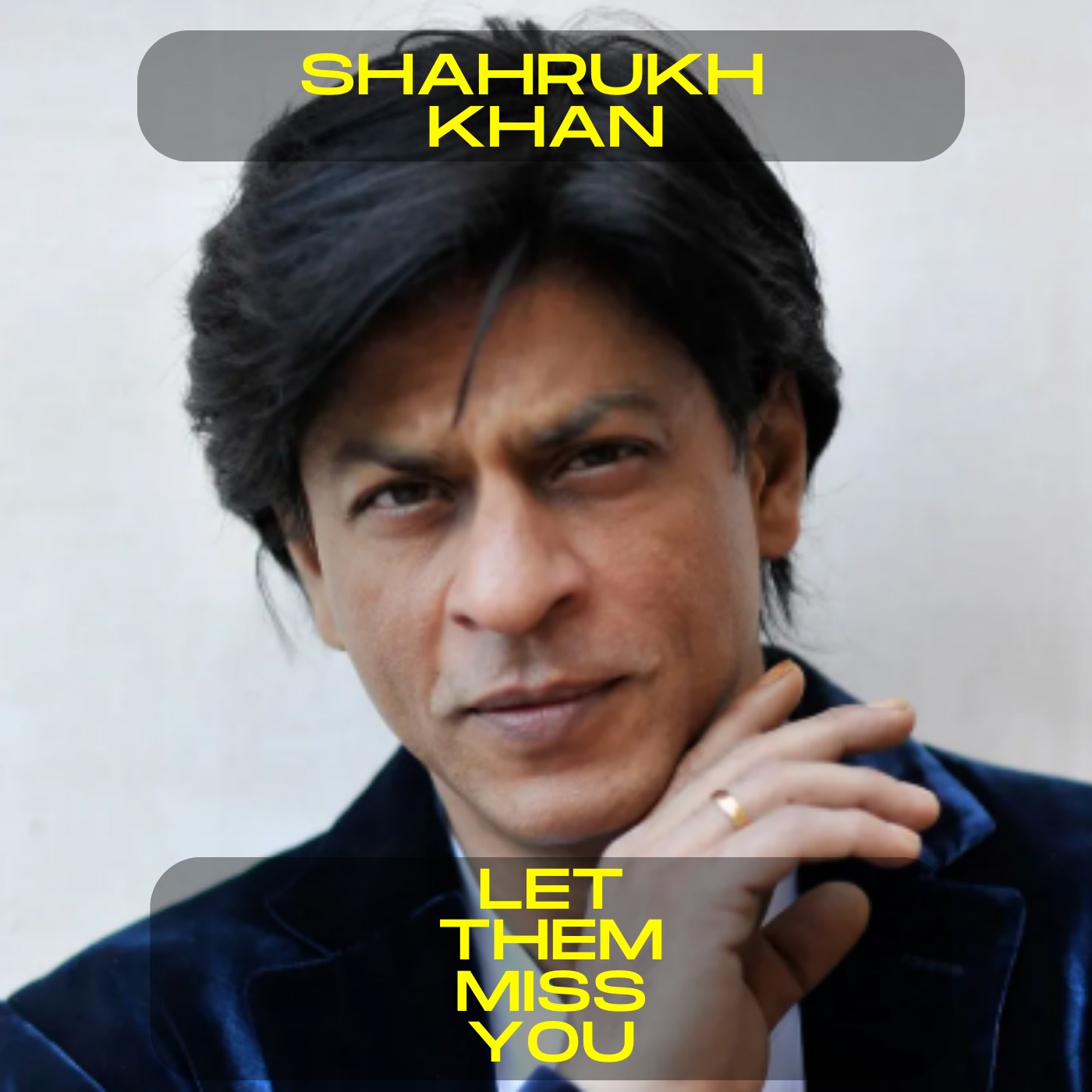 Shahrukh Khan - Let them miss you motivational speech