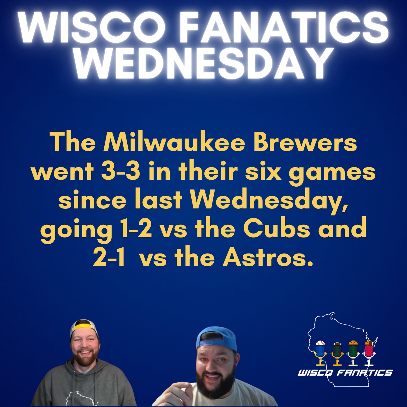 Brewers evenly split homestand, Bucks off-season announcement episode artwork