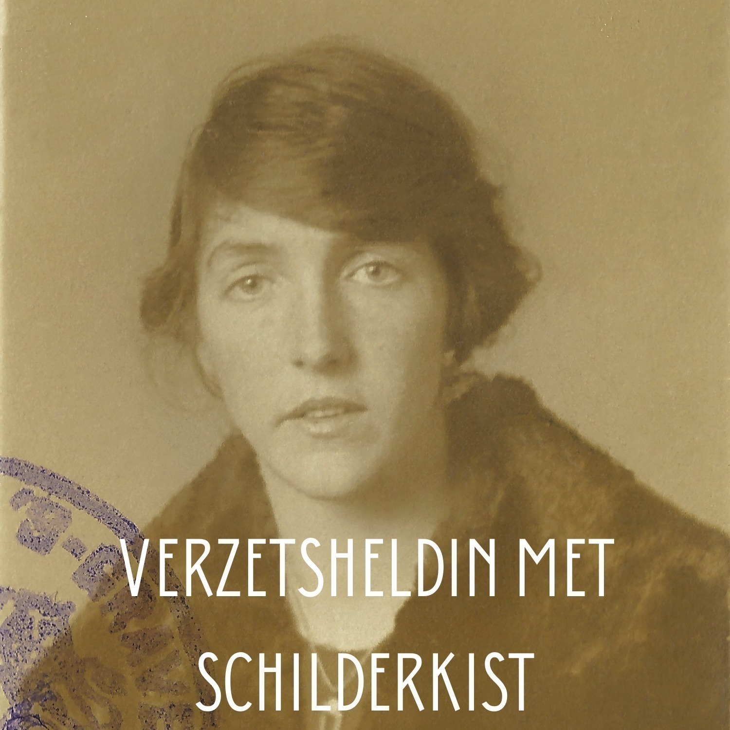 Verzetsheldin met schilderkist podcast artwork