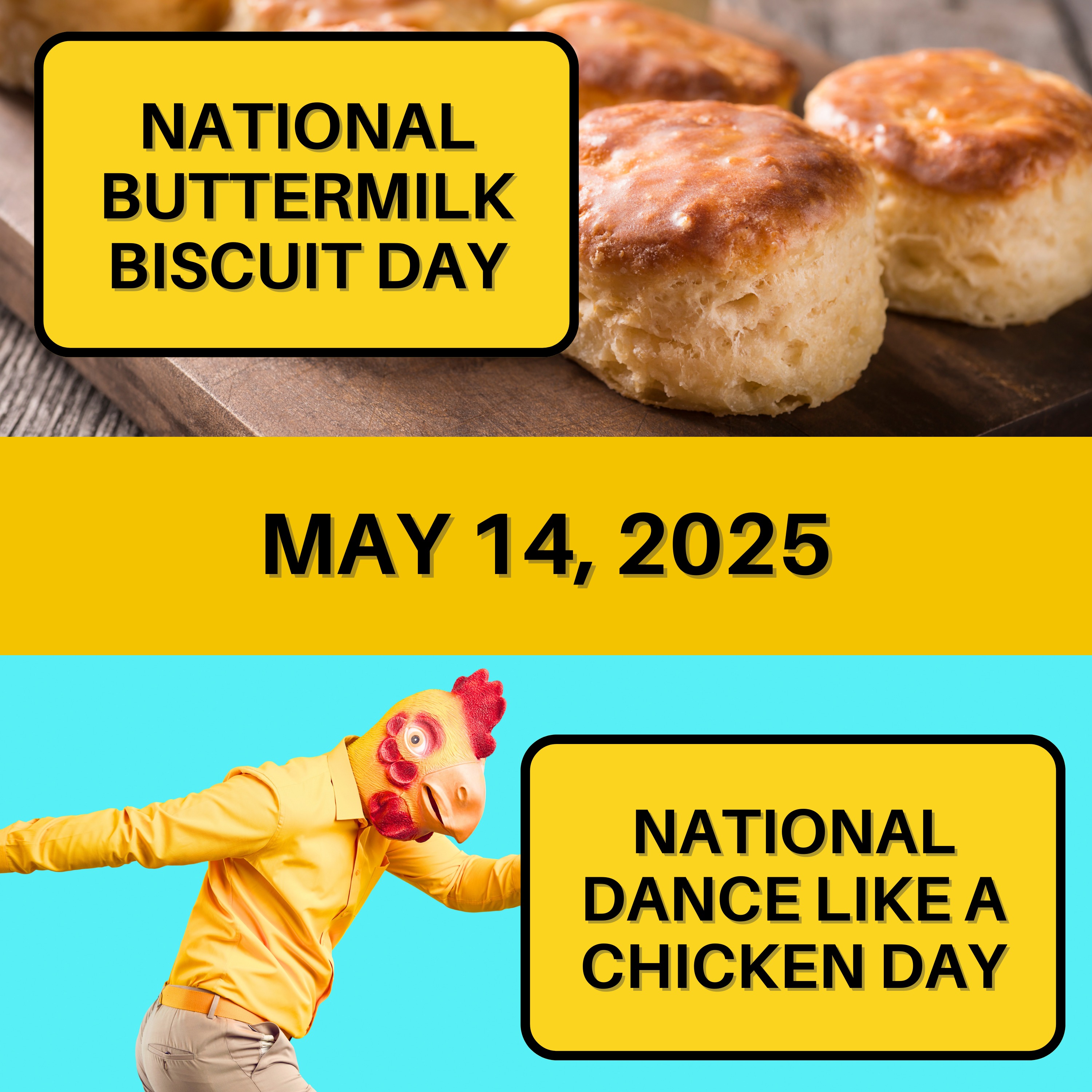National Buttermilk Biscuit Day & Underground America Day