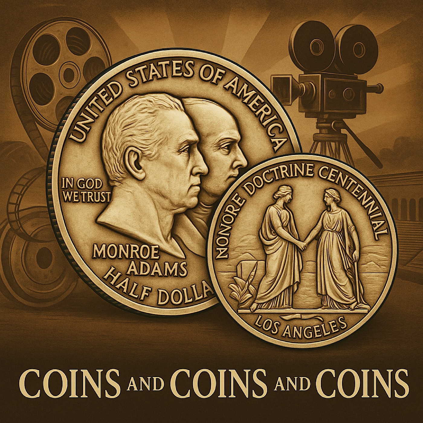 The 1923 Monroe Doctrine Centennial Half Dollar episode artwork