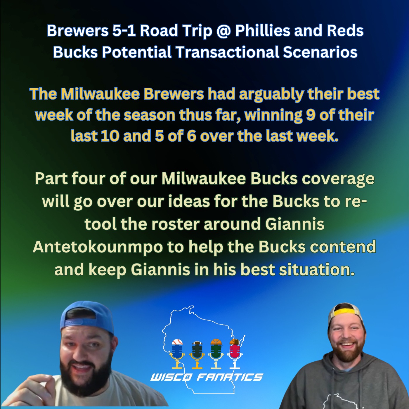 Brewers 5-1 Road Trip, Bucks Potential Transactions episode artwork
