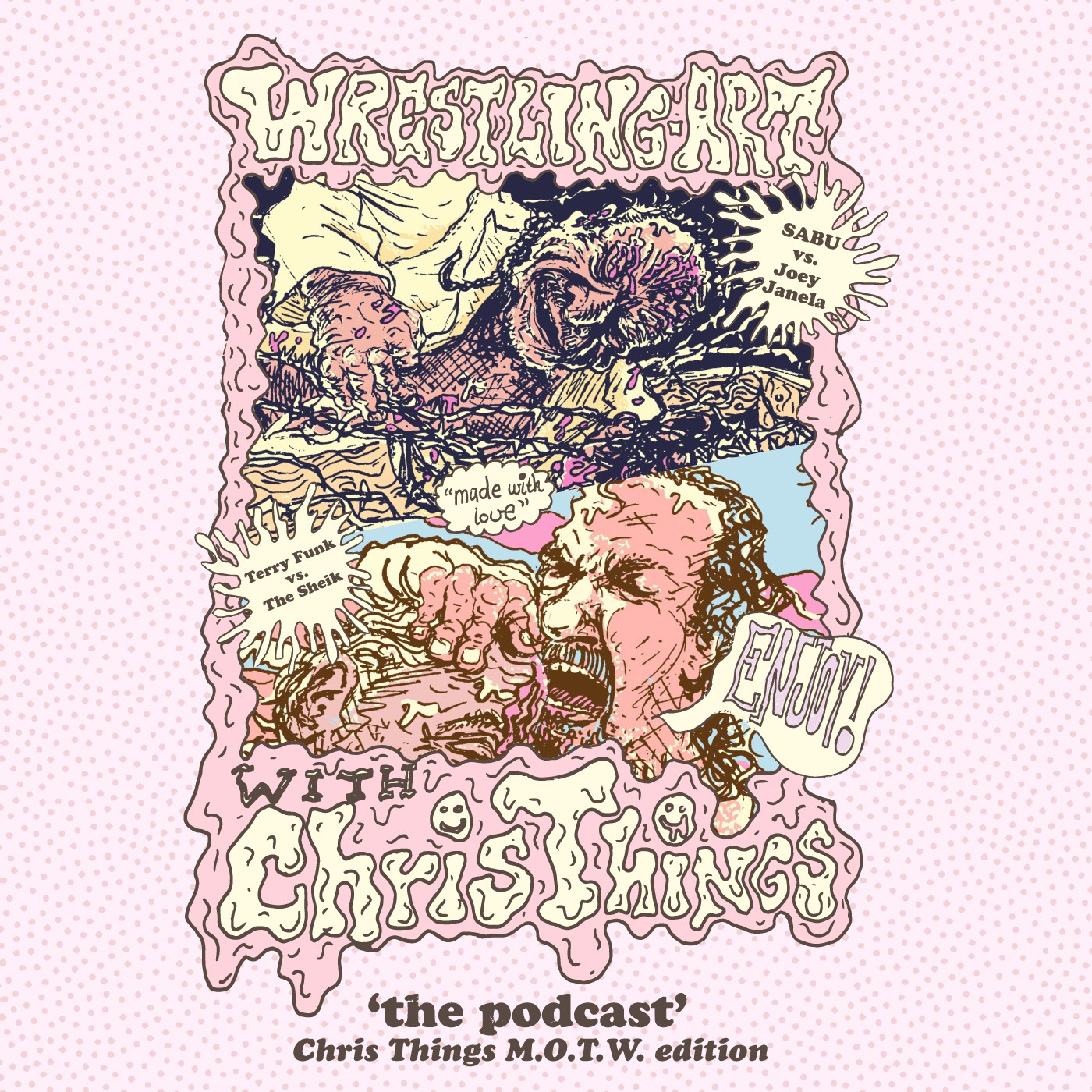 Wrestling Art with Chris Things