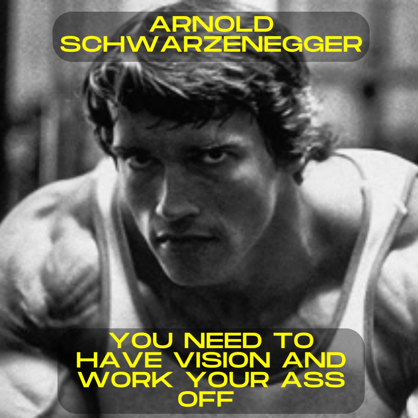 Arnold Schwarzenegger - You need to have vision and work your ass off motivational speech