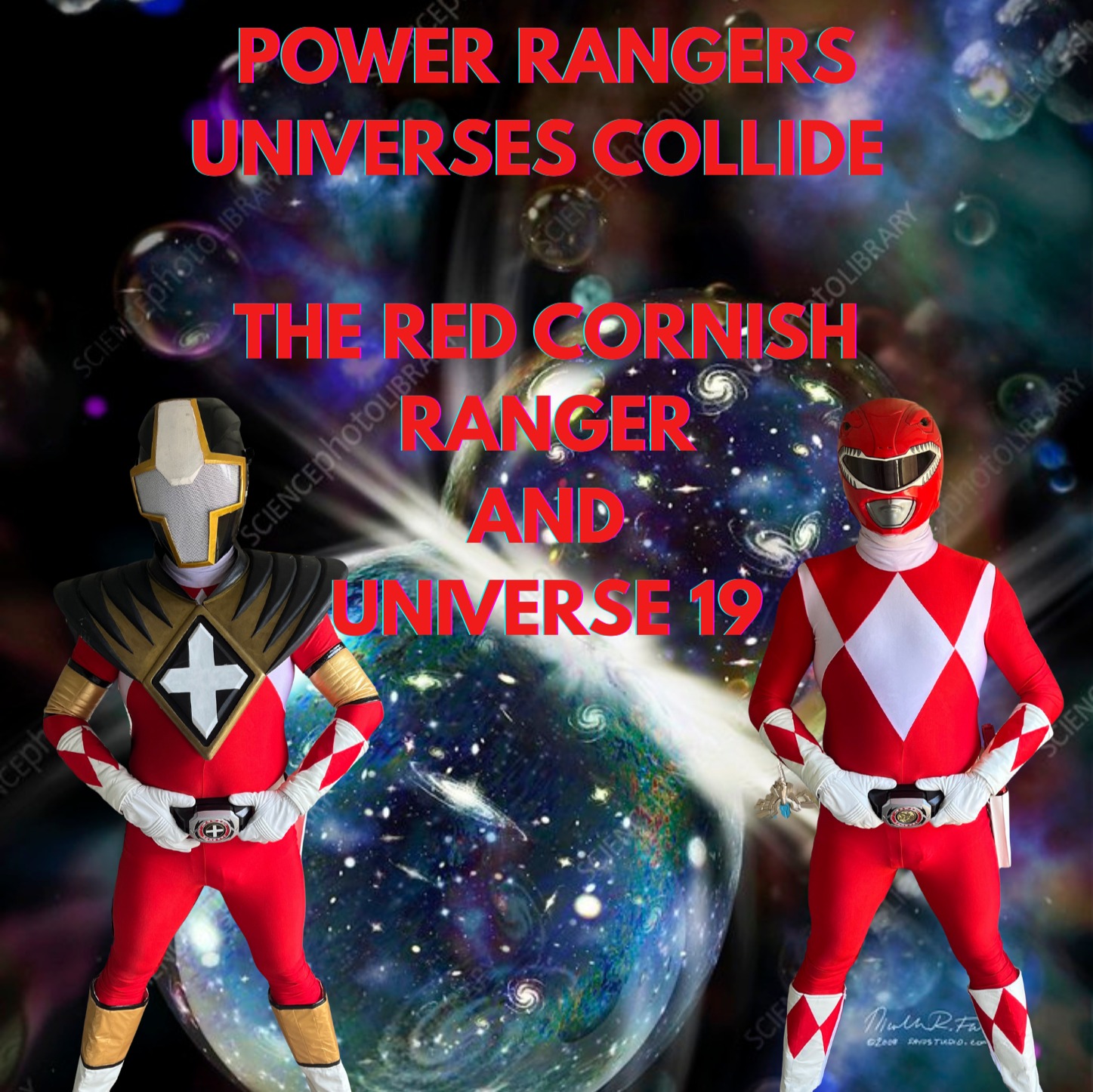 Power rangers: universes collide - The red cornish ranger and universe 19 episode artwork