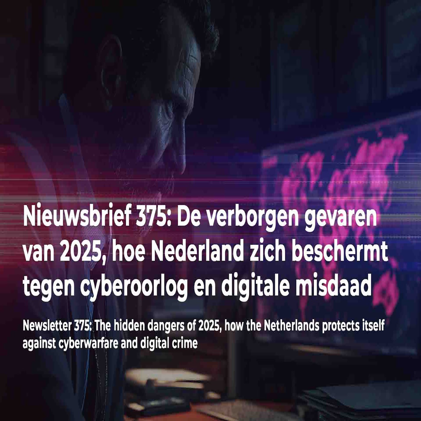 Nieuwsbrief 375: De verborgen gevaren van 2025, hoe Nederland zich beschermt tegen cyberoorlog en digitale misdaad episode artwork