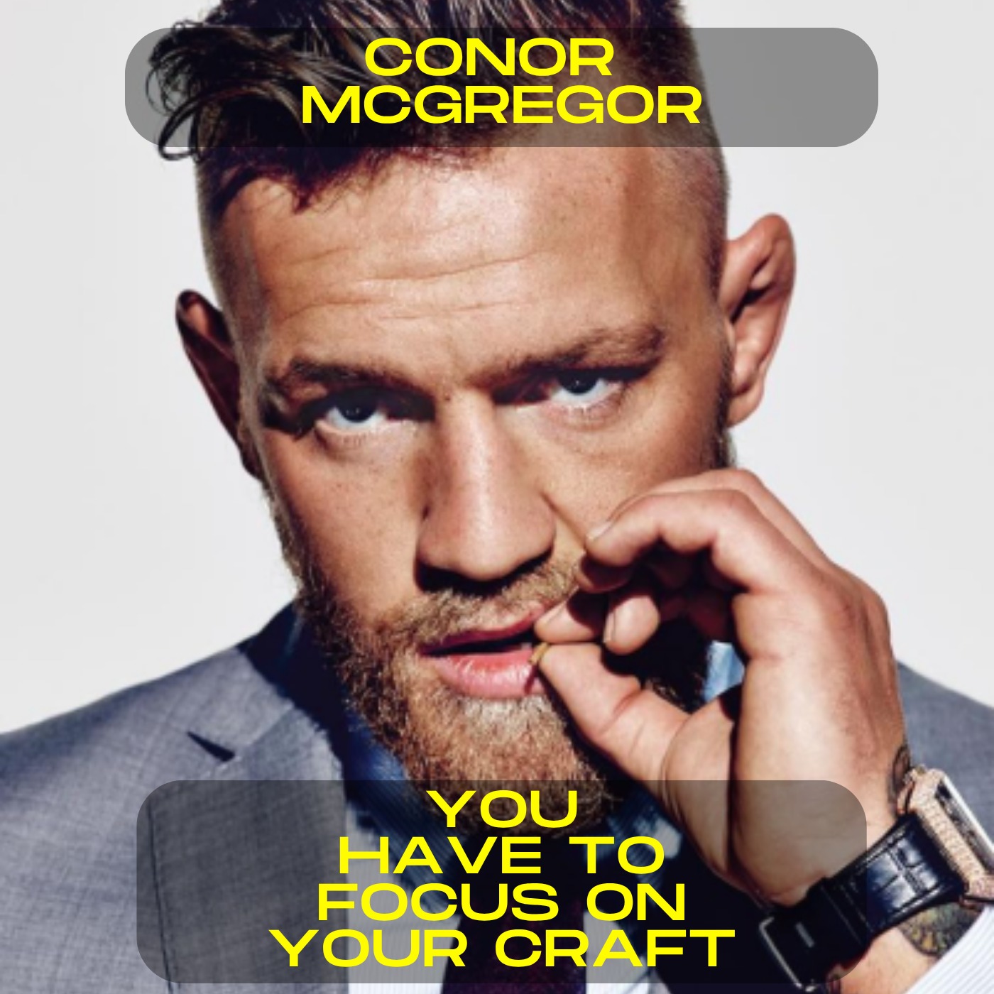 Conor McGregor - You have to focus on your craft motivational speech