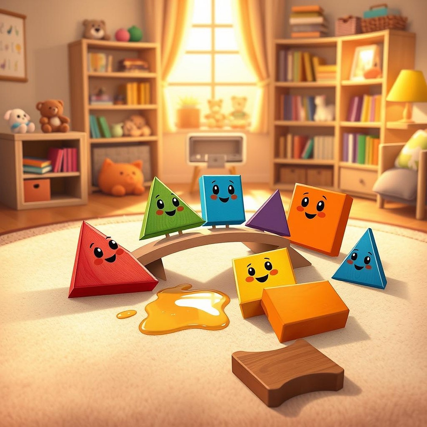 Tajomstvo siedmich kúzelných tangramových dielikov: Dobrodružstvo v detskej izbe