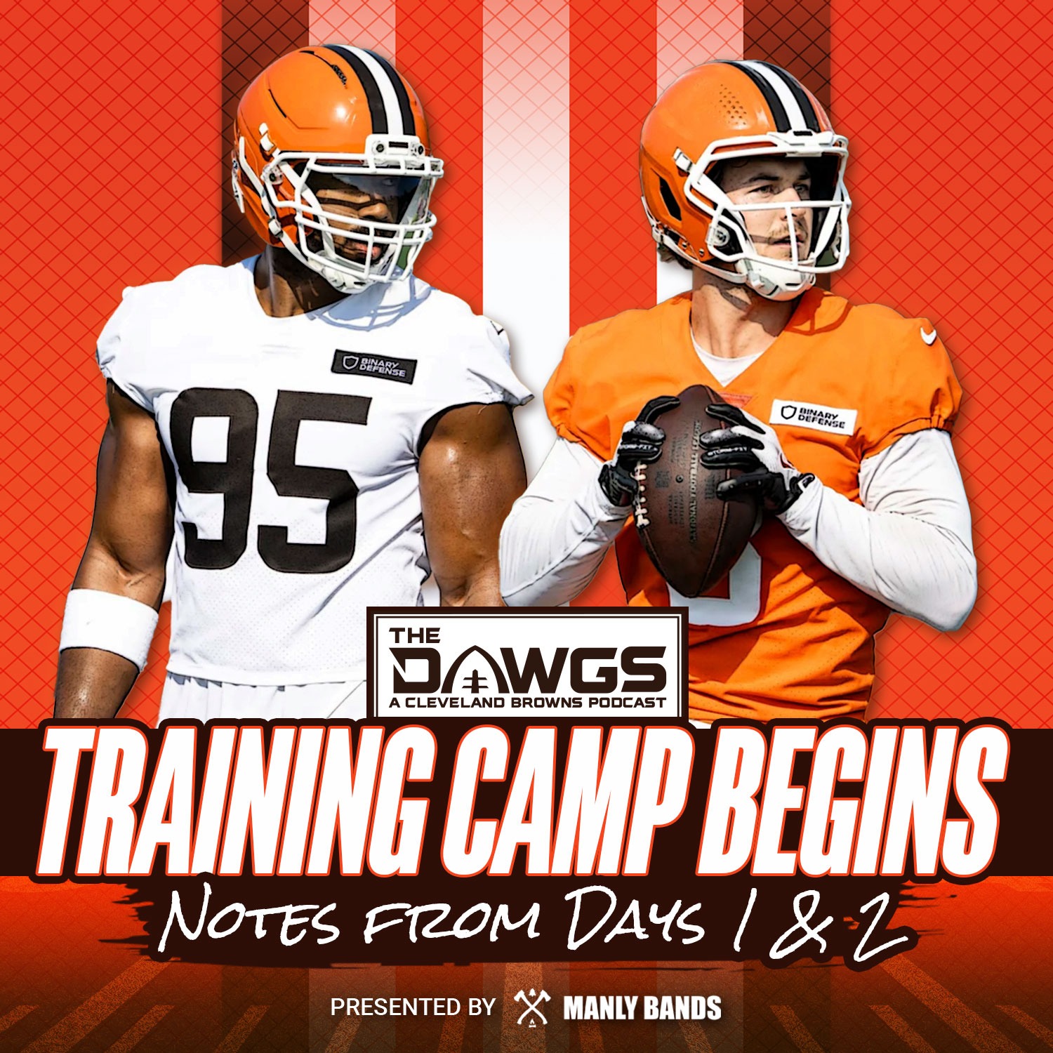 Training Camp Notes: It's a 3-Man QB Battle + Jordan Hicks Retires - Cleveland Browns Podcast for 7/25/25