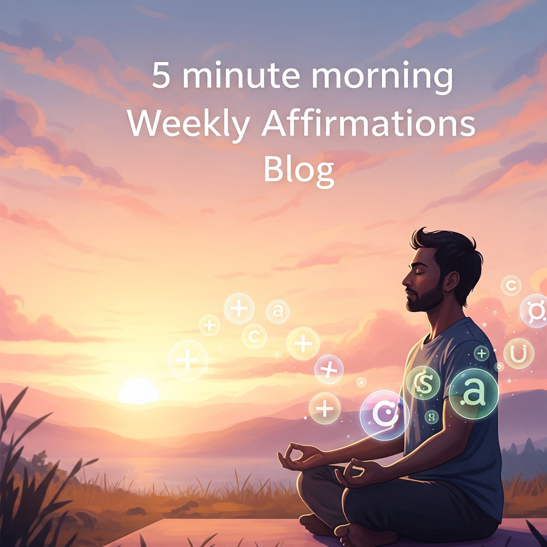 5 min Morning Affirmation Meditation - Positive Thoughts | Weekly Affirmations Blog