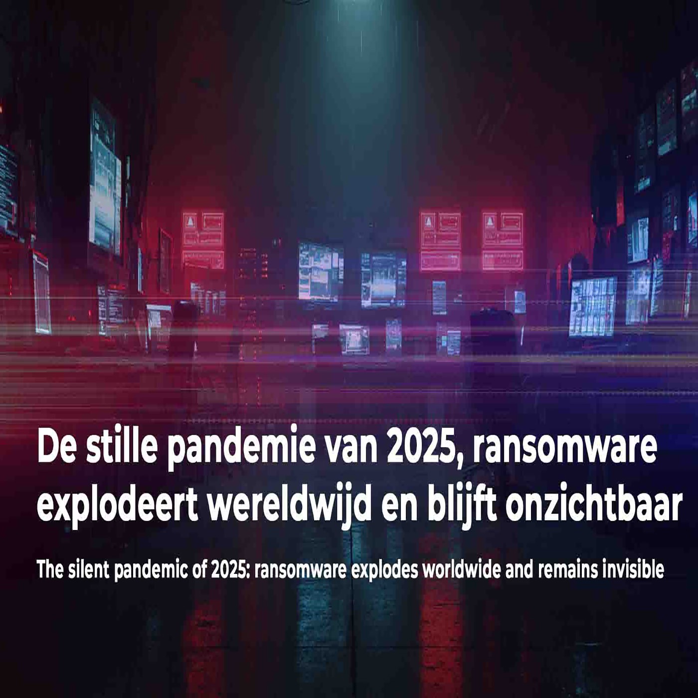 De stille pandemie van 2025, ransomware explodeert wereldwijd en blijft onzichtbaar episode artwork