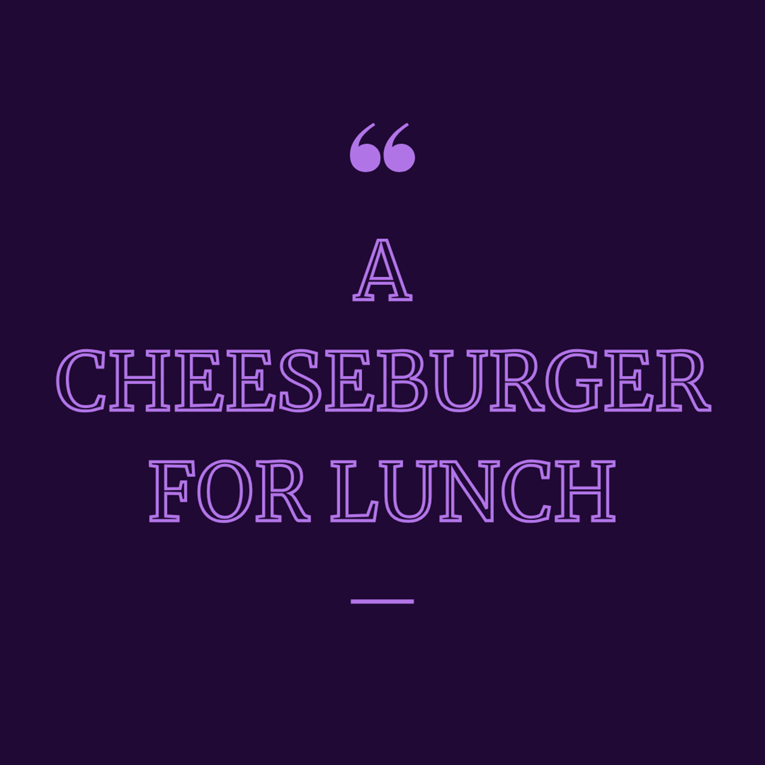 Words to Eat By