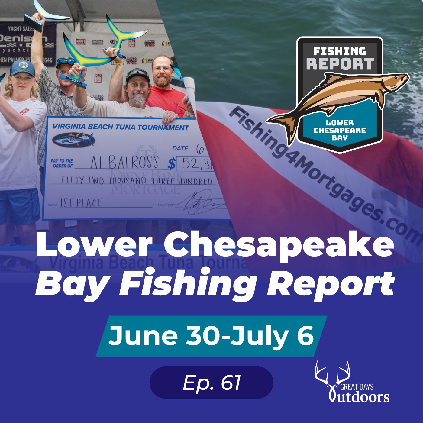 VB Tuna Tournament and Spearfishing Cobia, Sheepshead & Togs