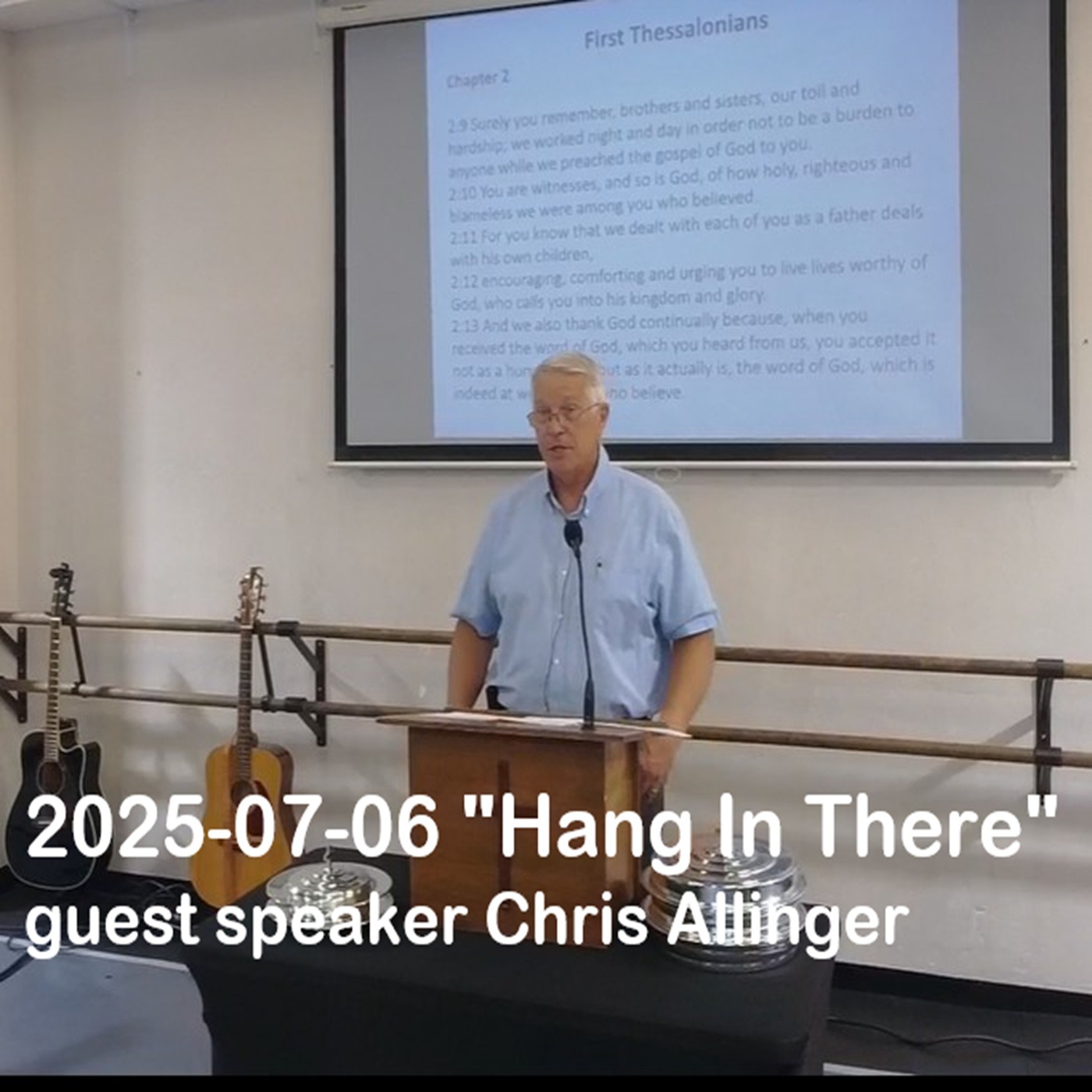 2025.07.06 Hang In There - 1 Thessalonians episode artwork