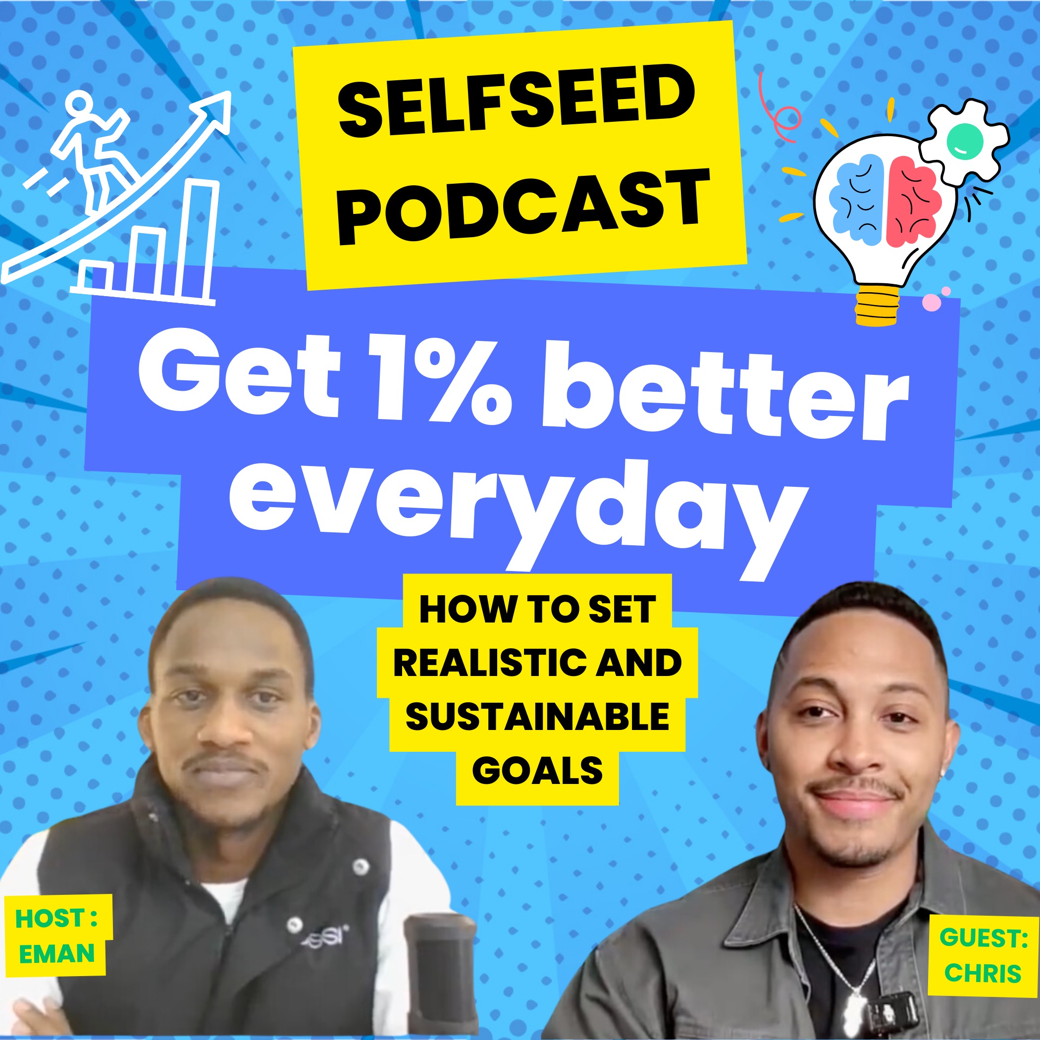 SelfSeed Podcast | How to get 1% Better everyday, set achievable goals and push through setbacks