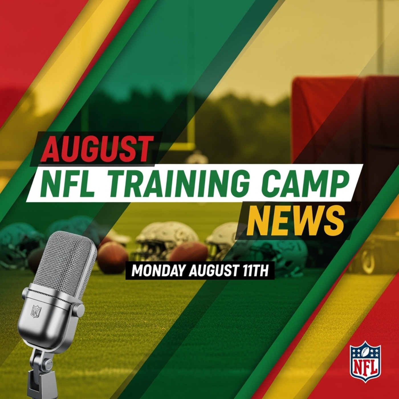 Monday August 11th NFL Training Camp News episode artwork