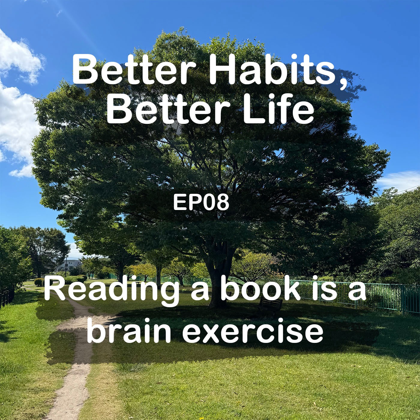 Reading a book is a brain exercise episode artwork