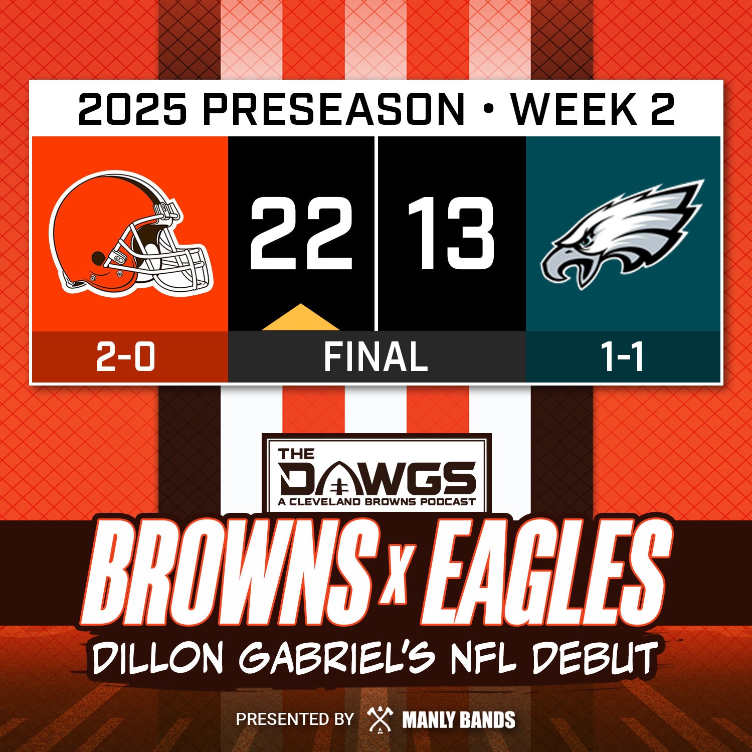 Browns x Eagles: Game Reactions - Dillon Gabriel Makes His NFL Debut - Cleveland Browns Podcast for 8/17/25