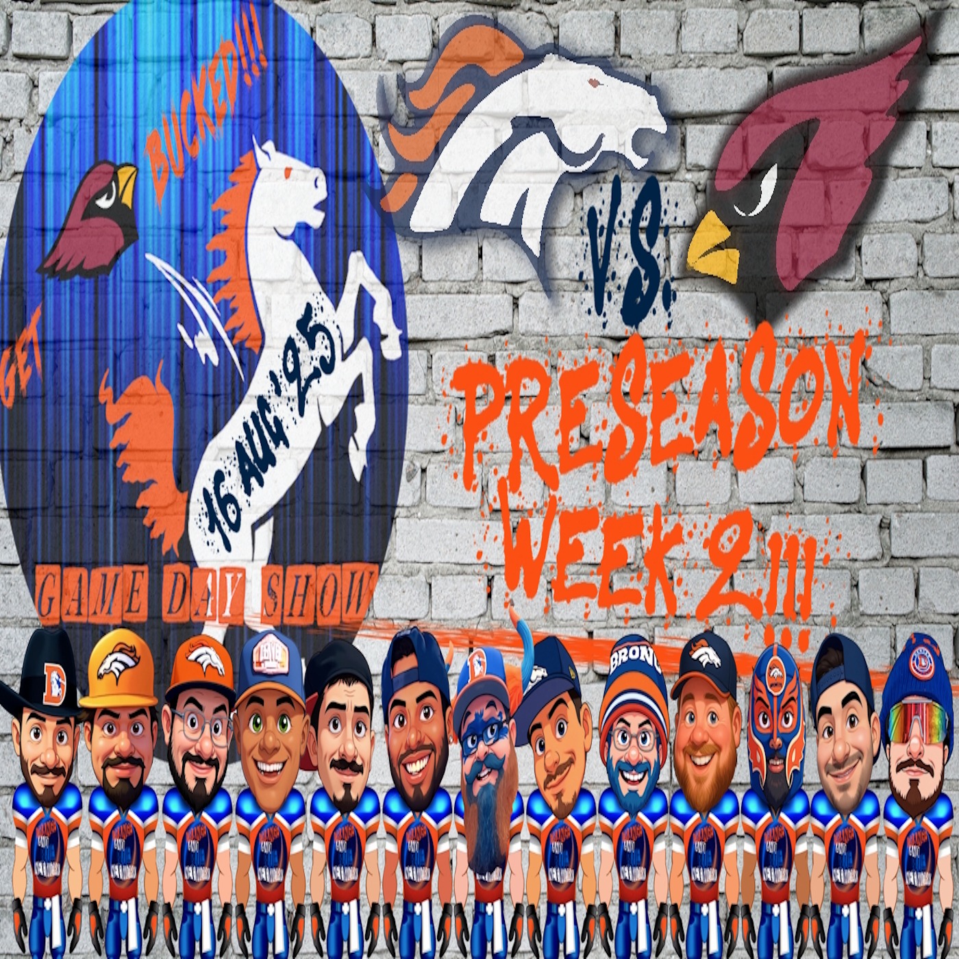 Broncos Vs. Cardinals Preseason Week 2!!! | GET BUCKED GAME DAY SHOW episode artwork