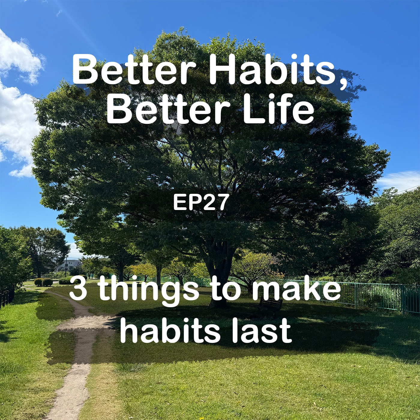 3 tips to make habits to stay in your life episode artwork