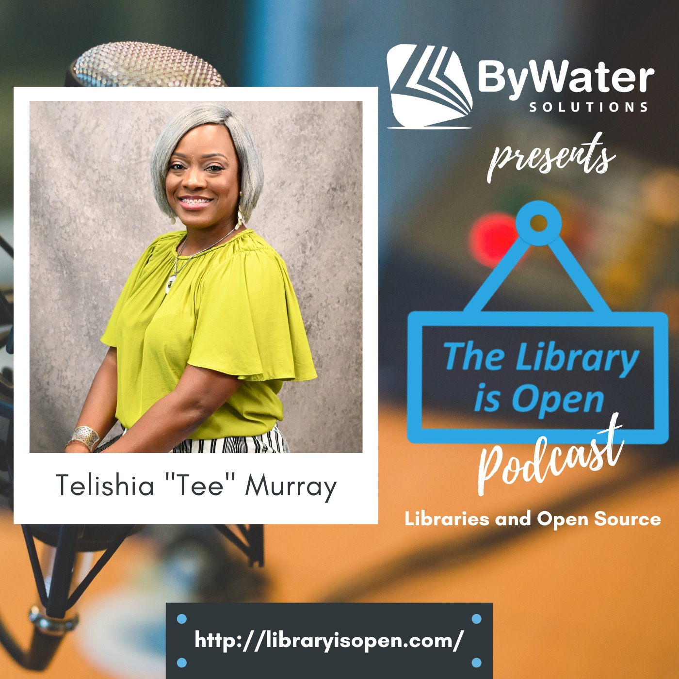 Back to School: Academic Libraries and Student Success with Telishia "Tee" Murray. The Library is Open Ep. 55 episode artwork