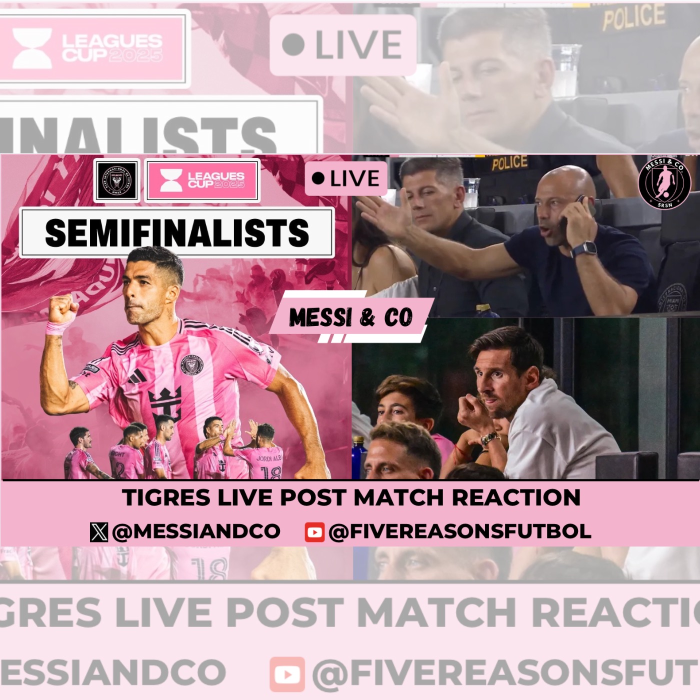 Messi & Co | Tigres vs Inter Miami CRAZY Quarterfinal! 🔥 Post Match Reaction