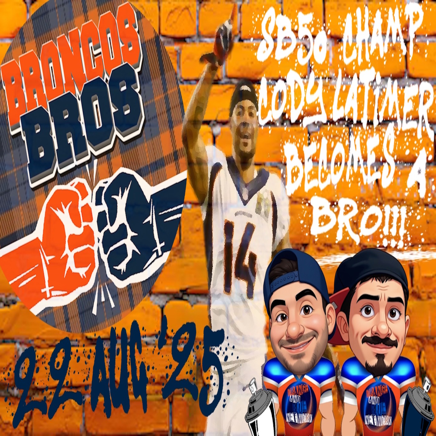 SB50 Champ Cody Latimer Becomes a Bro!!! | BRONCOS BROS episode artwork