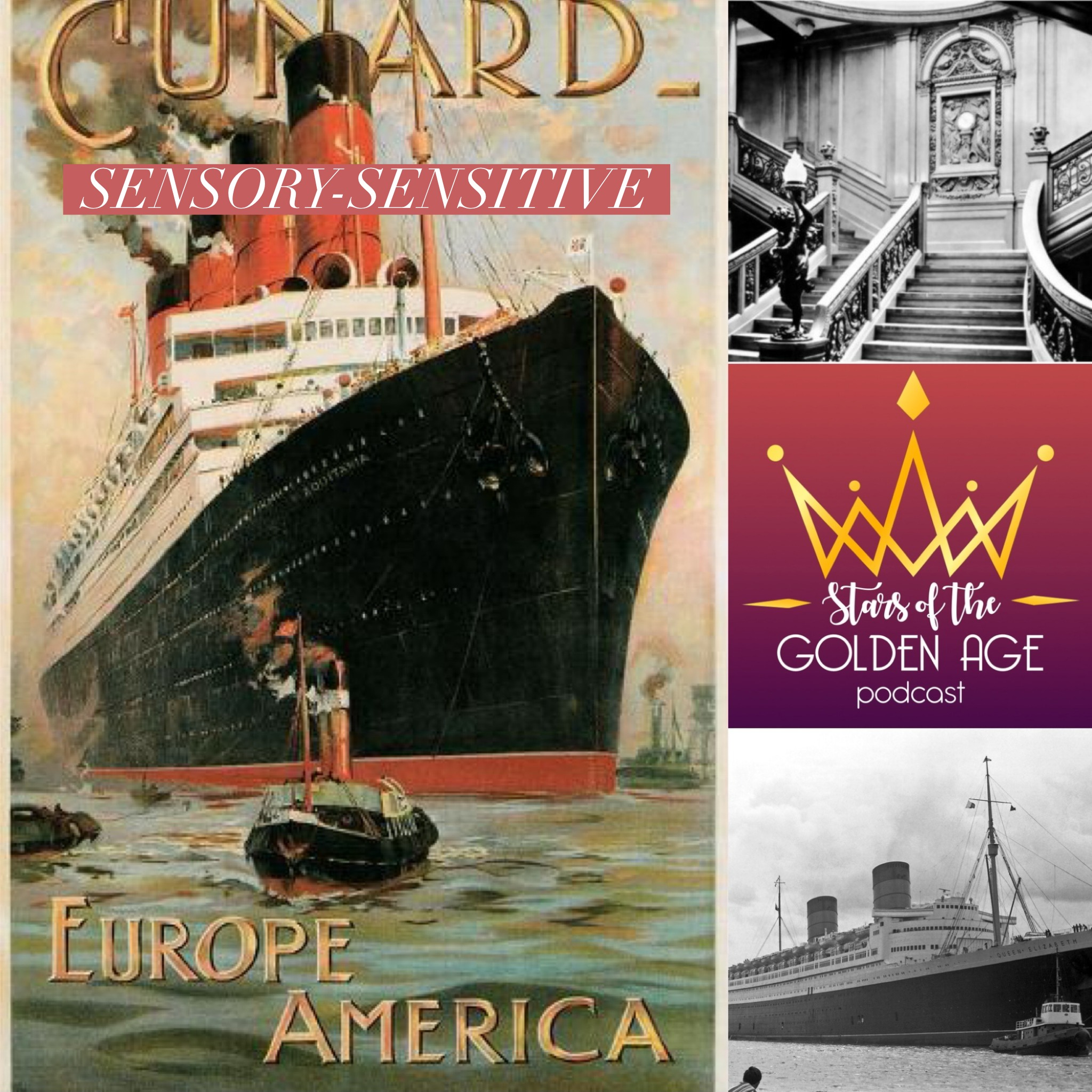Transatlantic Ocean Liner Travel During Hollywood's Golden Age (Sensory-Sensitive)