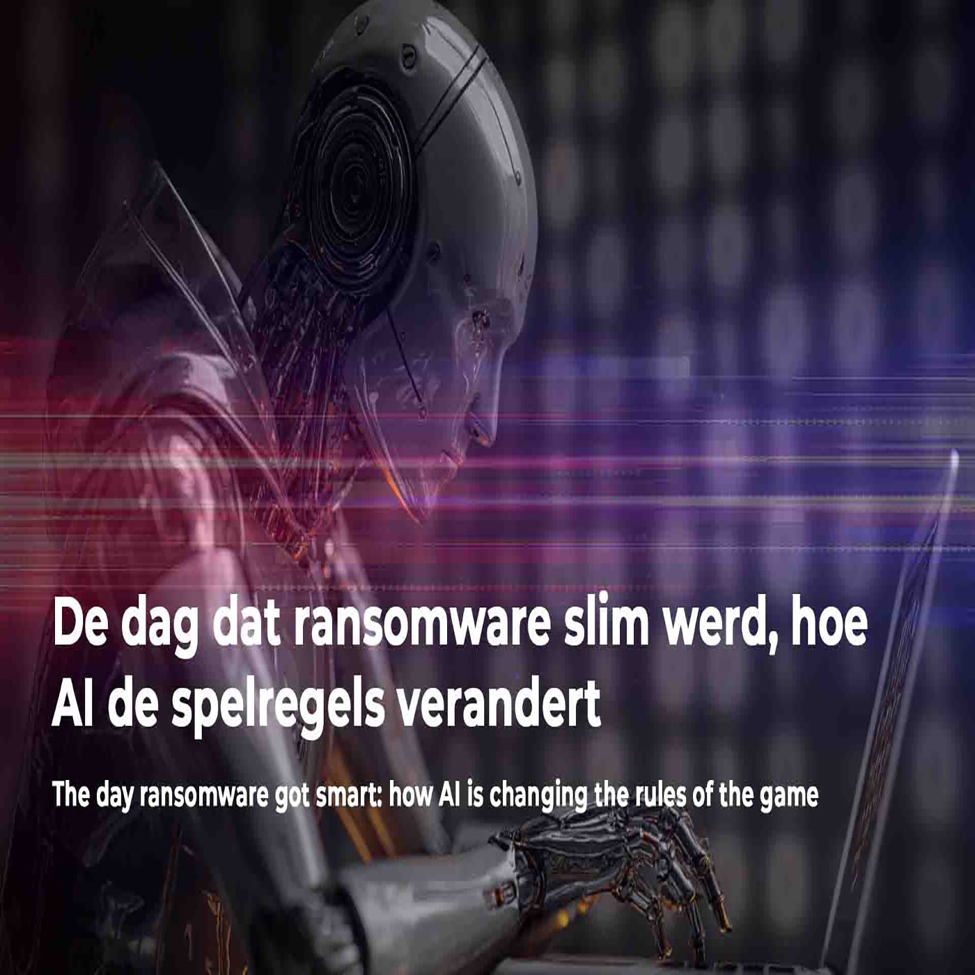 De dag dat ransomware slim werd, hoe AI de spelregels verandert episode artwork